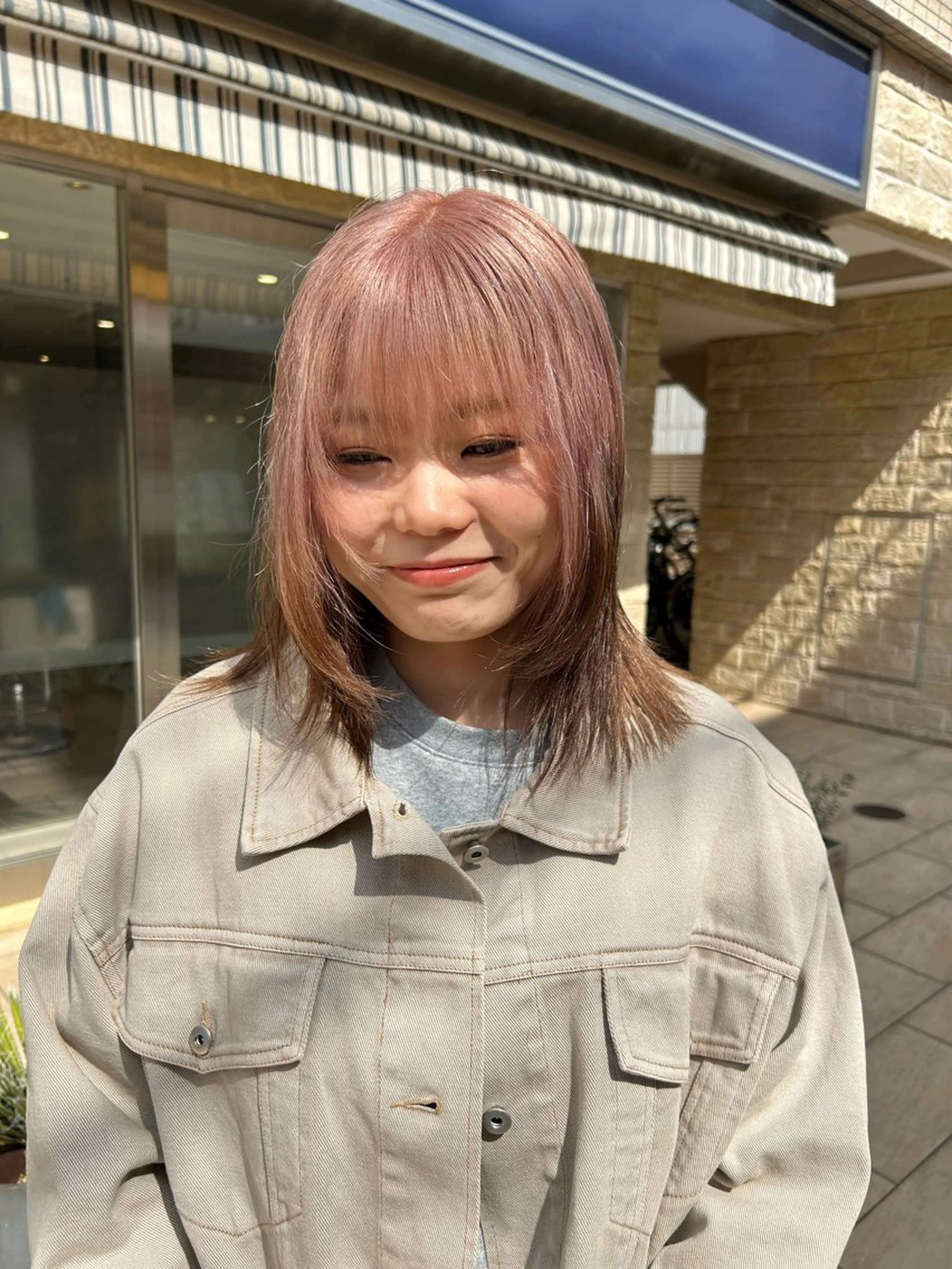 ミディアム カラー 🦖ミニボブ/ボブ /MOEKA🦕のヘアスタイル