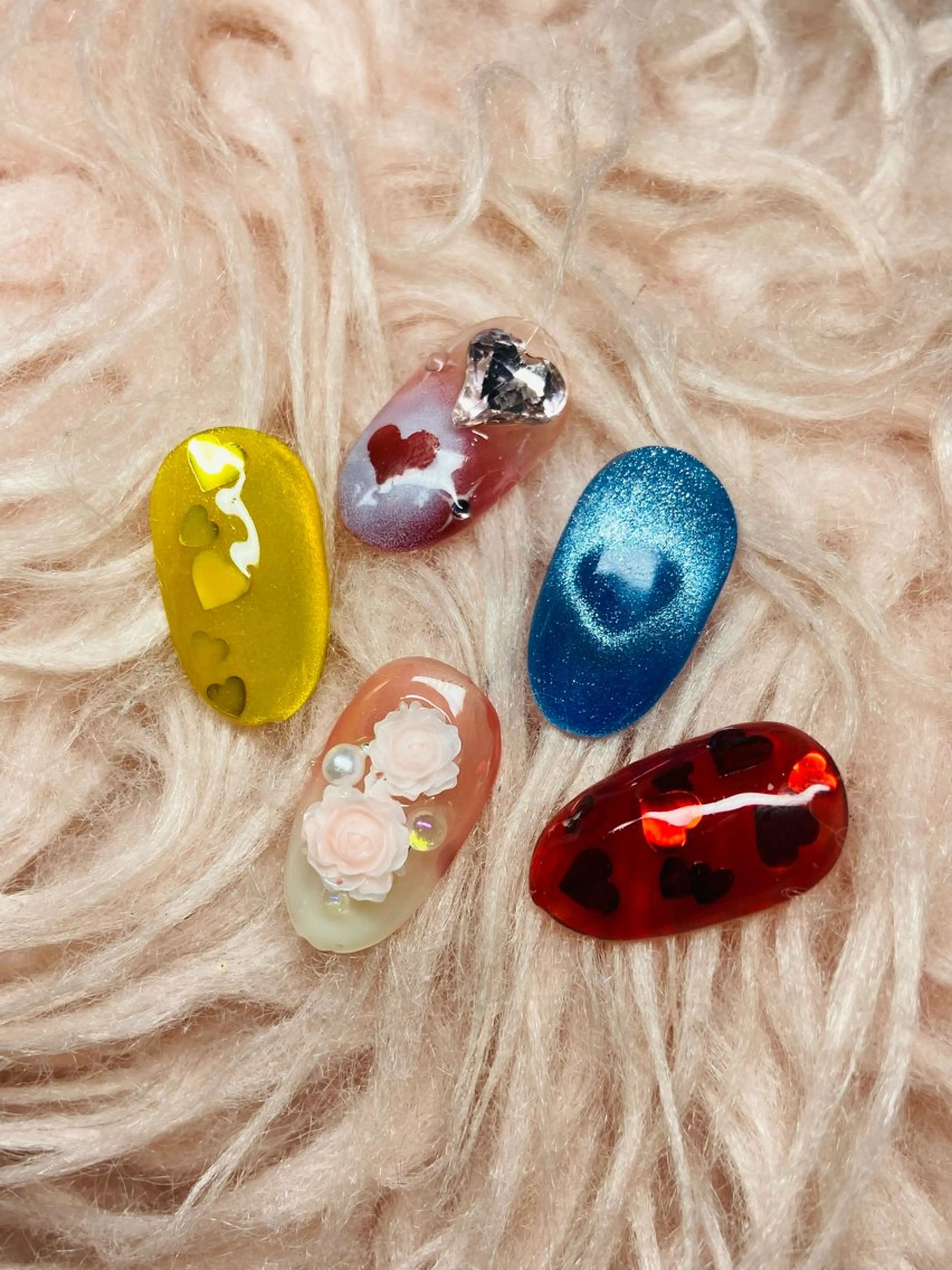 ネイル アートネイル バレンタイン HandSnail自宅サロン所属・HandSnail 座間自宅ネイルサロンのネイルデザイン