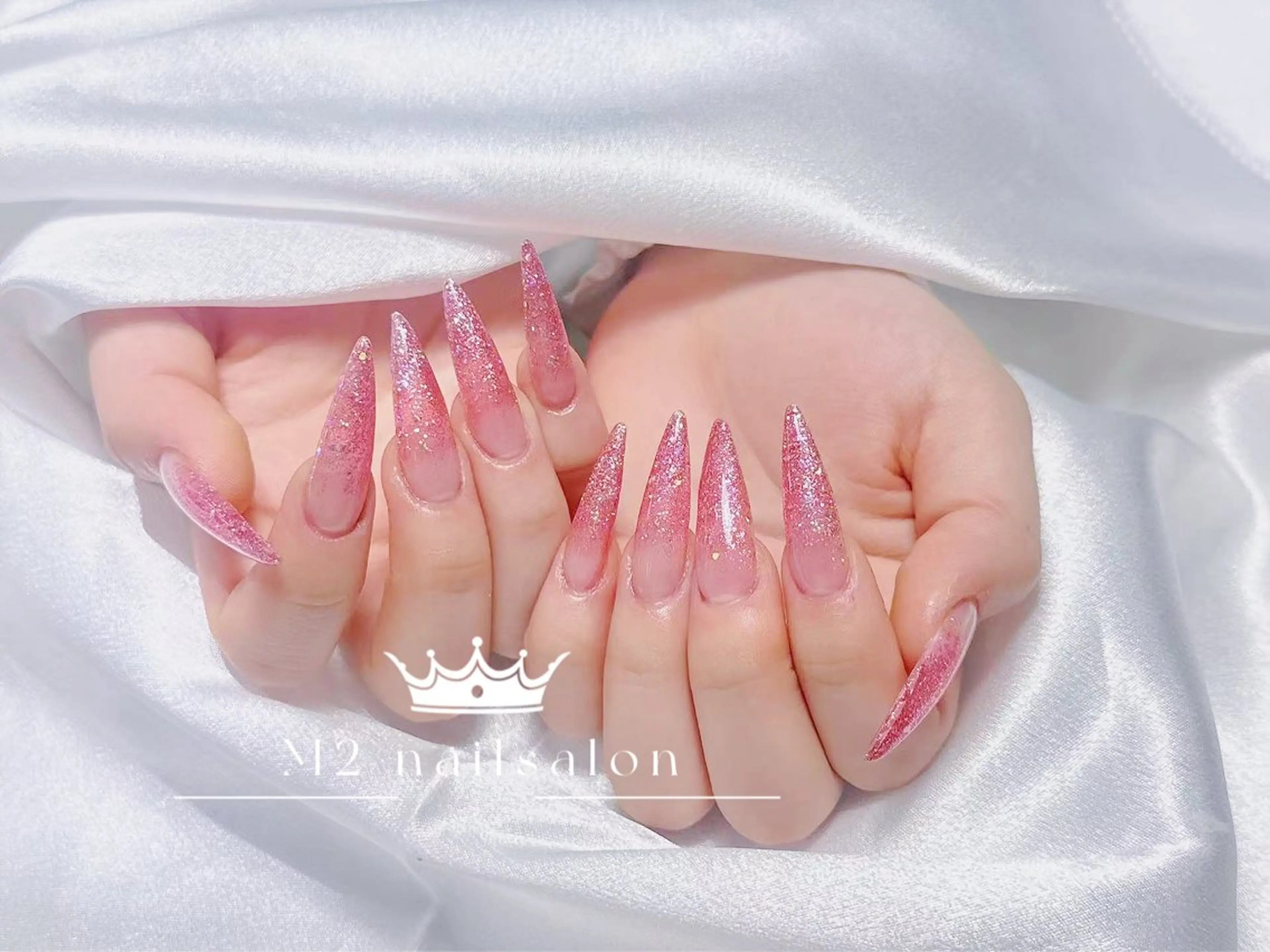 ネイル ハンドネイル 長さだし専門店 M2　rikaのネイルデザイン