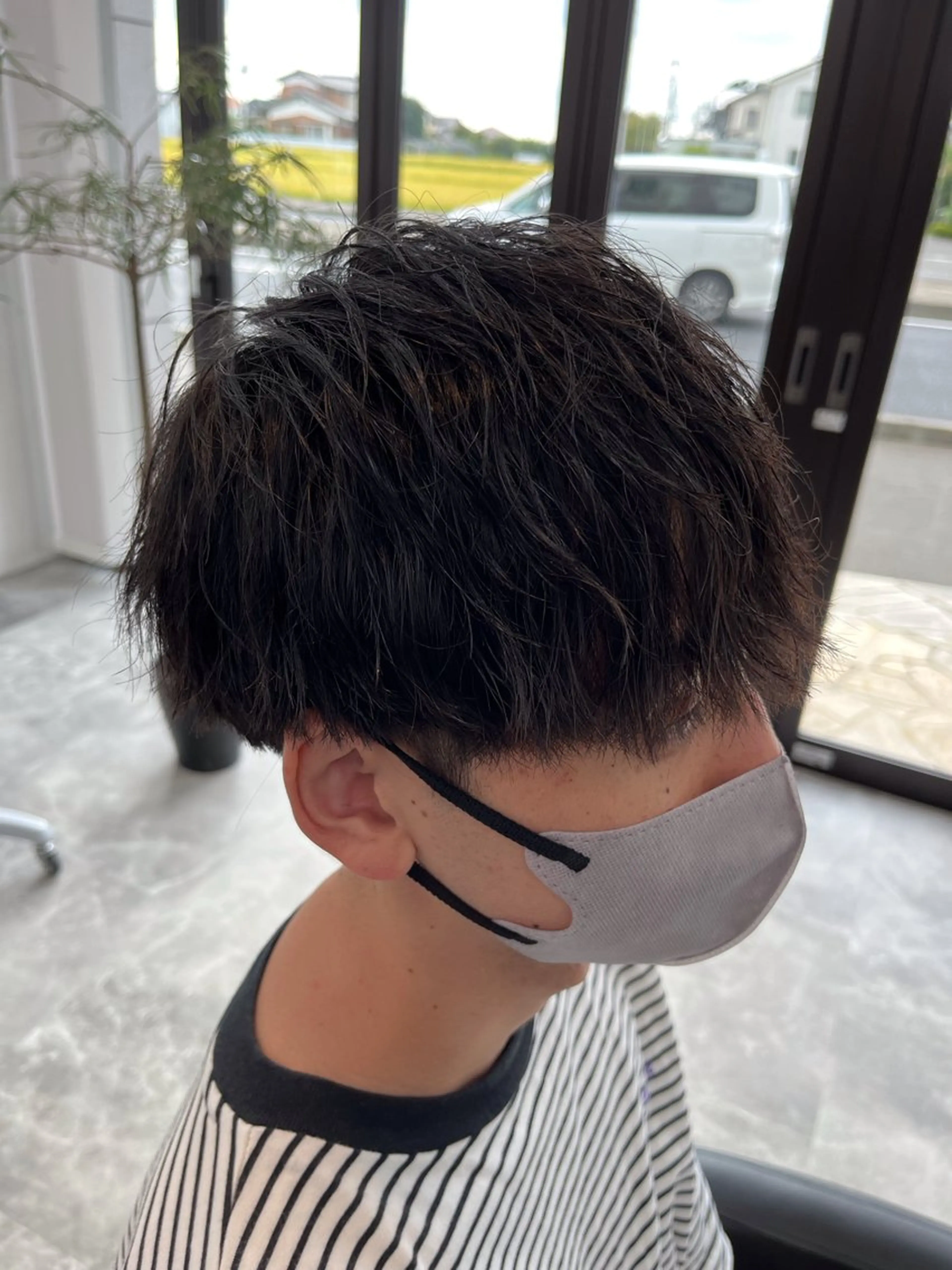 パーマ メンズ カット パーマ ⚡️メンズ/波巻き/ 片岡篤宣/水戸⚡️のヘアスタイル