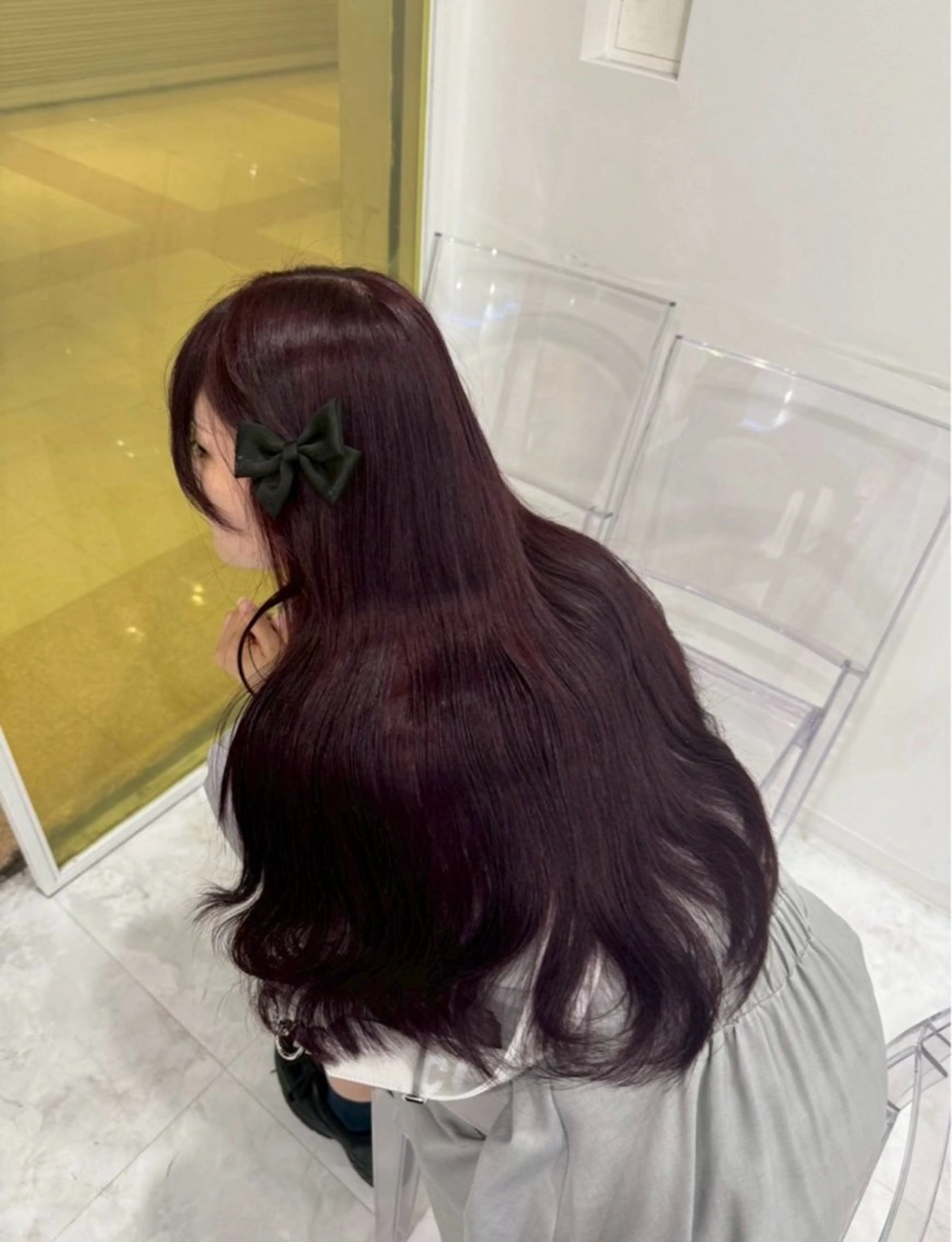 ロング ヘアカラー miku/ラベンダー 透明感カラー🪻❤︎のヘアスタイル