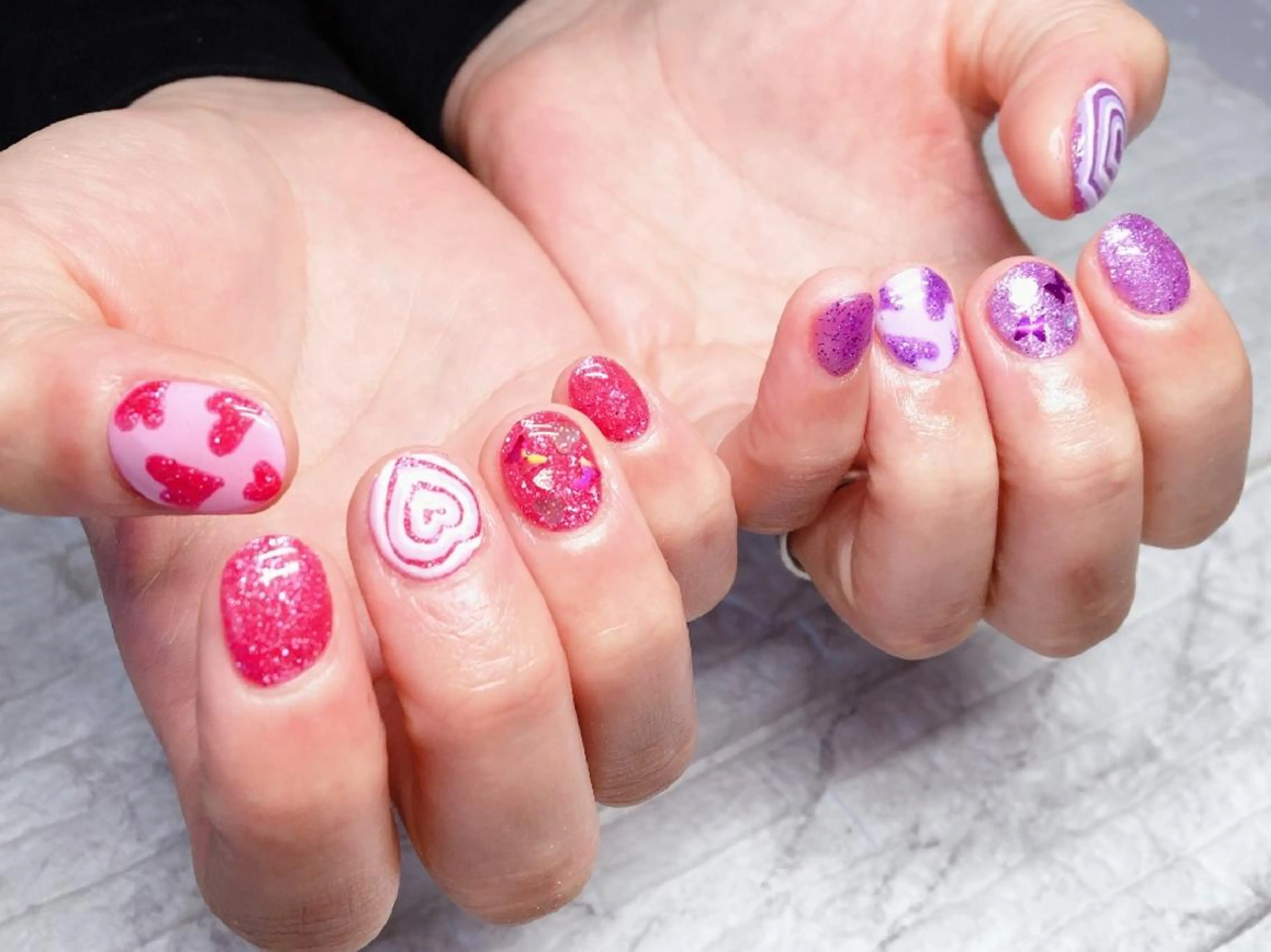 ネイル 持ち込み ハンドネイル ハンドケア 佐藤 結衣のネイルデザイン