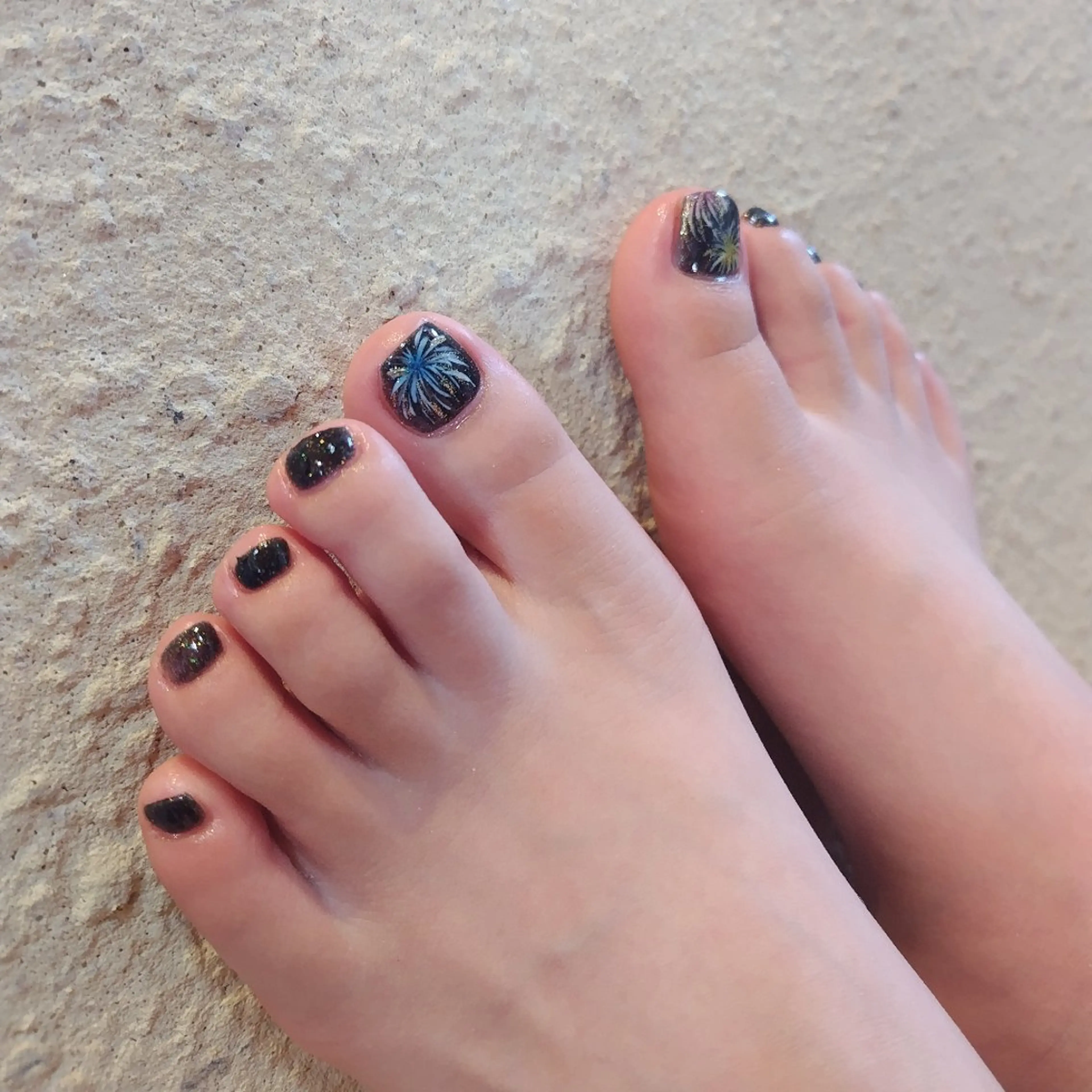 💝フットネイル1本アート💝の写真