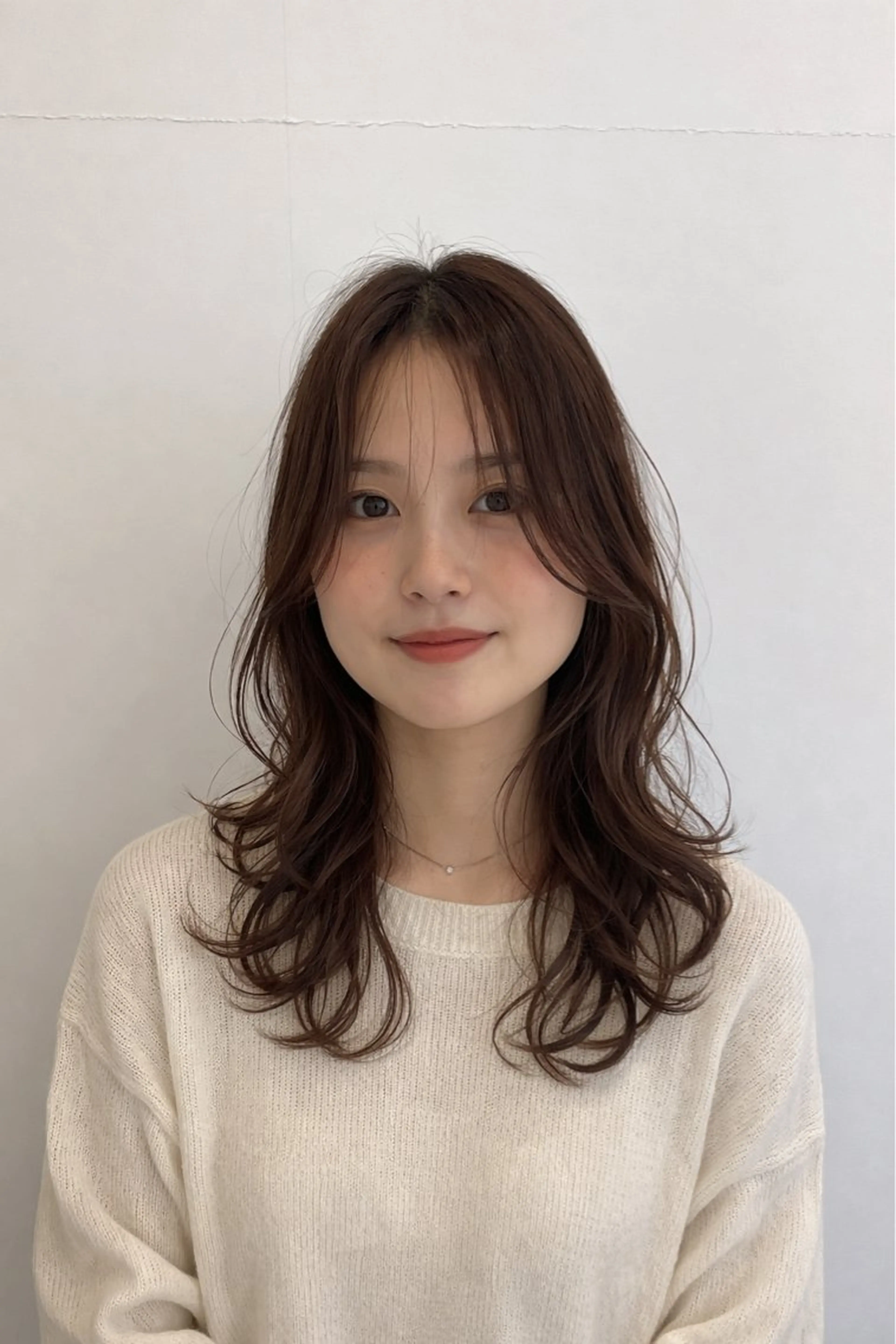 セミロング パーマ くご井 大介のヘアスタイル