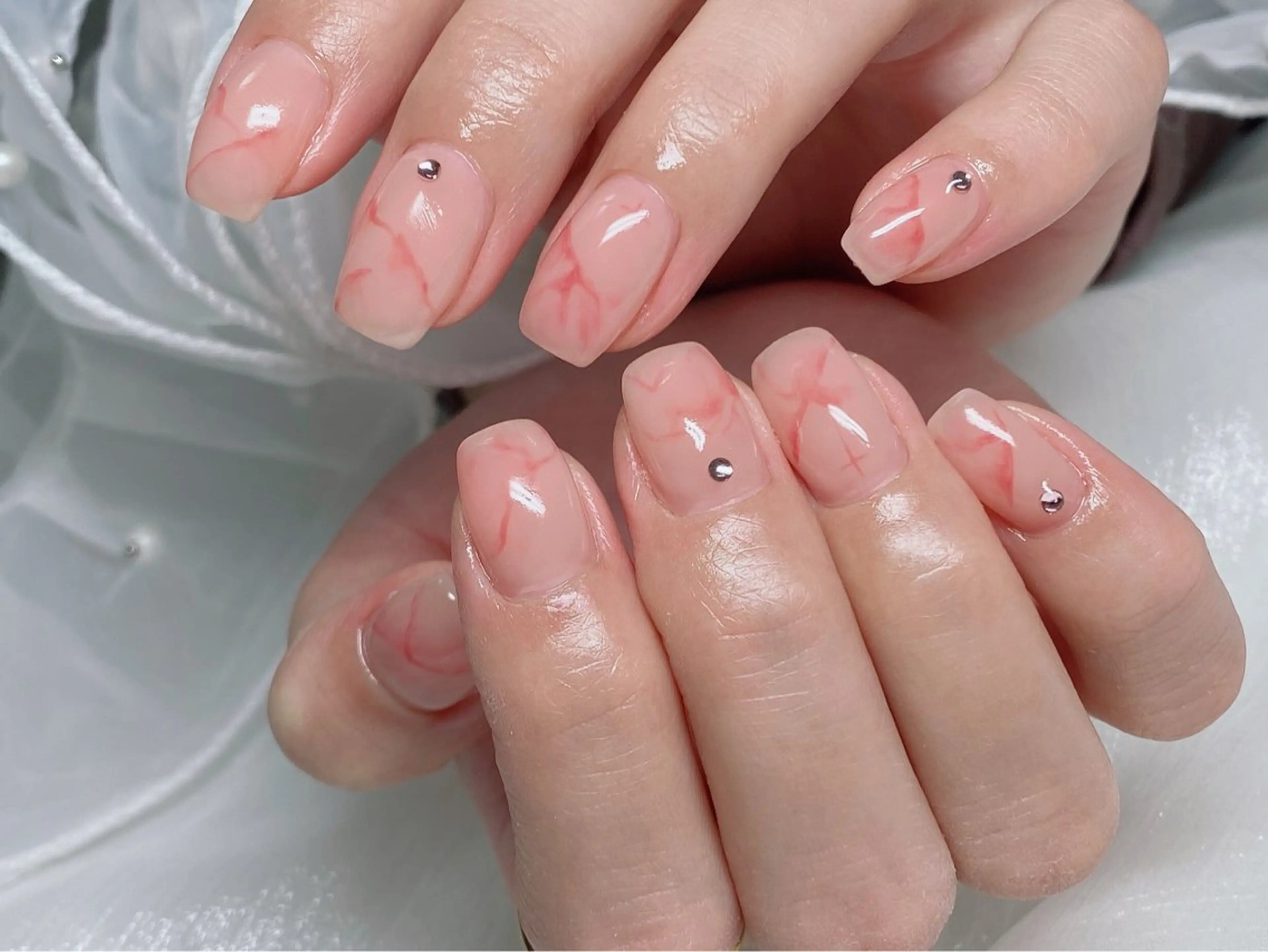 ネイル アートネイル チークネイル 長さ出し フラッシュネイル フットネイル ハンドネイル Nail Annのネイルデザイン