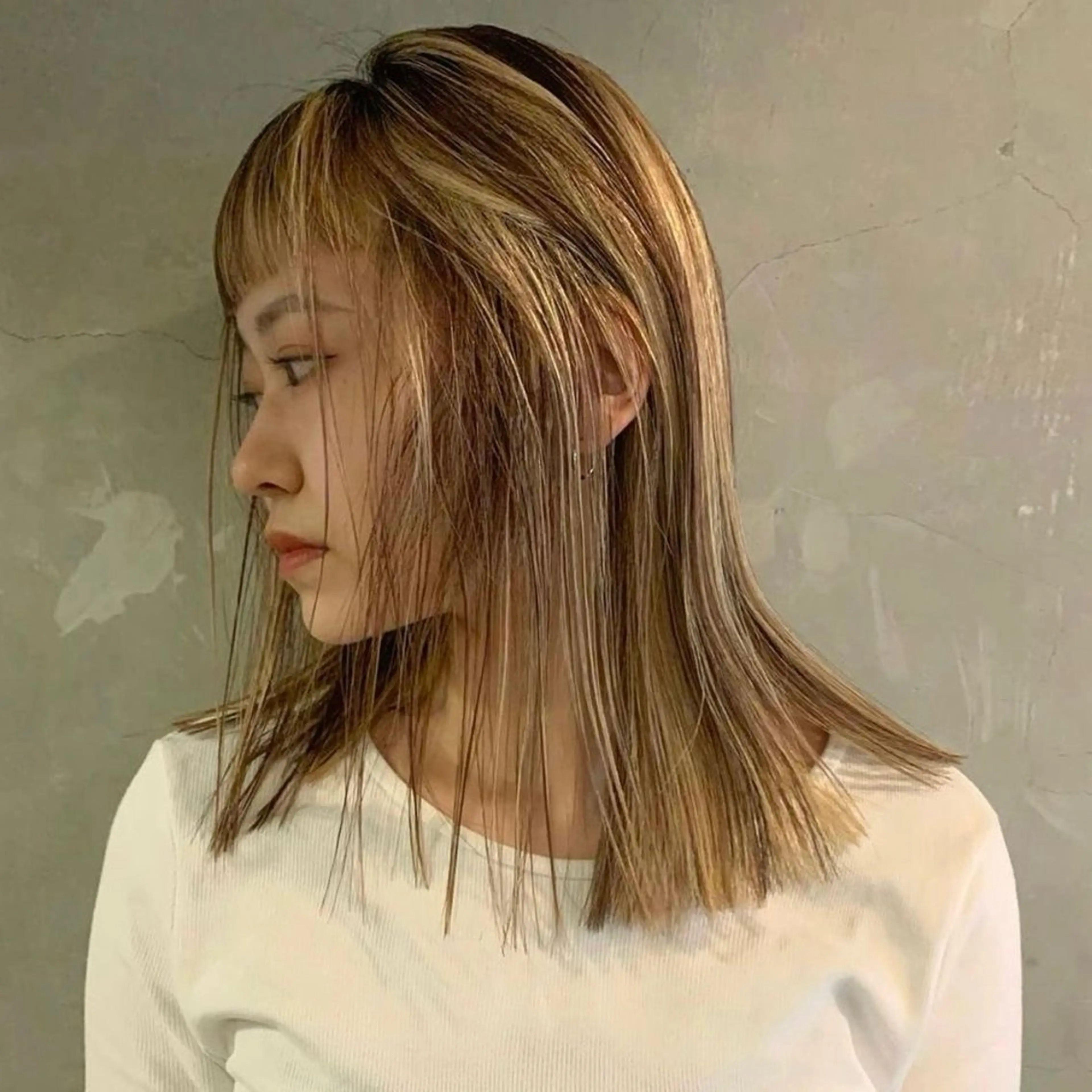 カラー デザインカラー ハイライトカラー FILMS /香楓のヘアスタイル