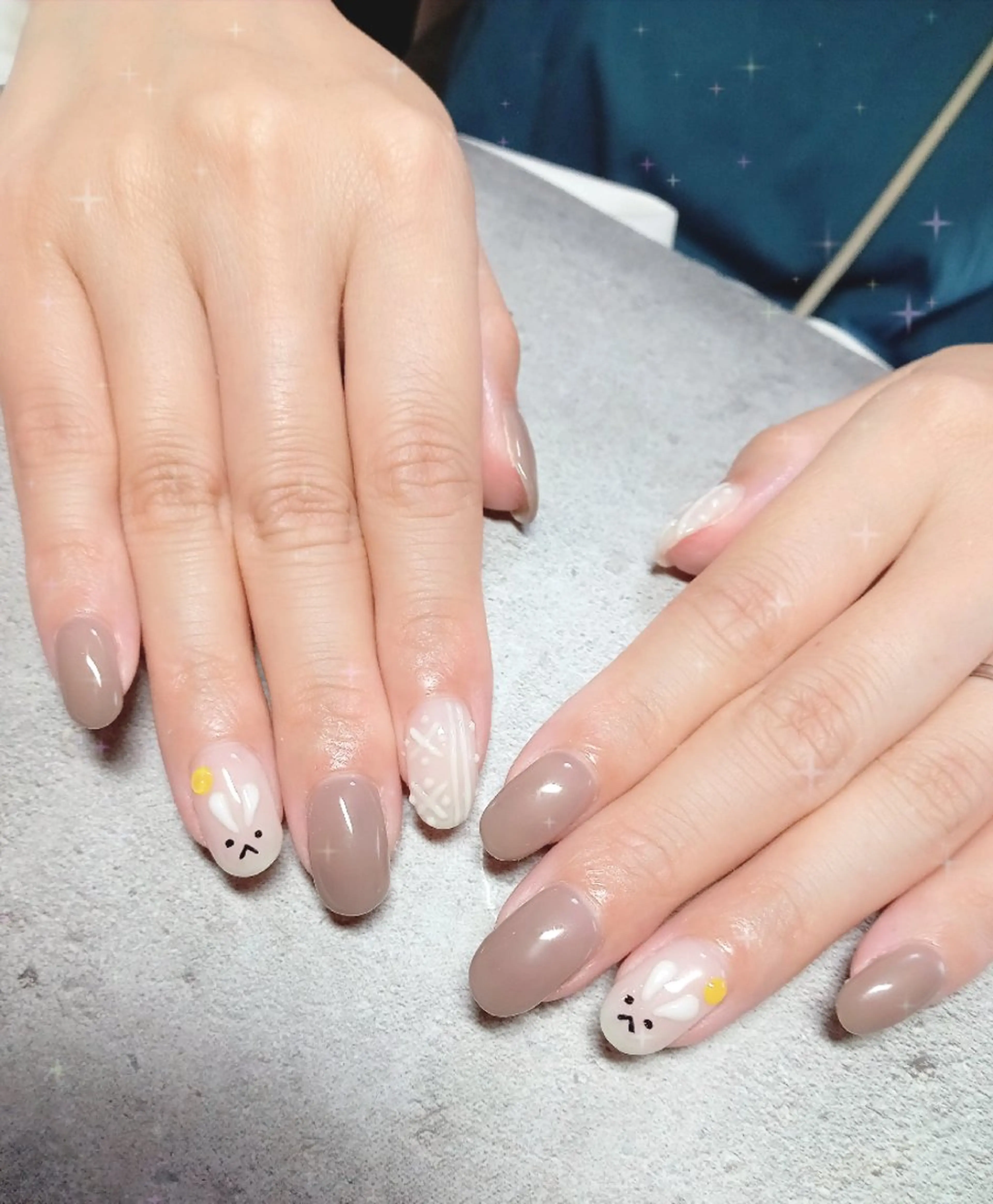 ネイル ぷっくりネイル ハンドネイル flure de neige yukiのネイルデザイン