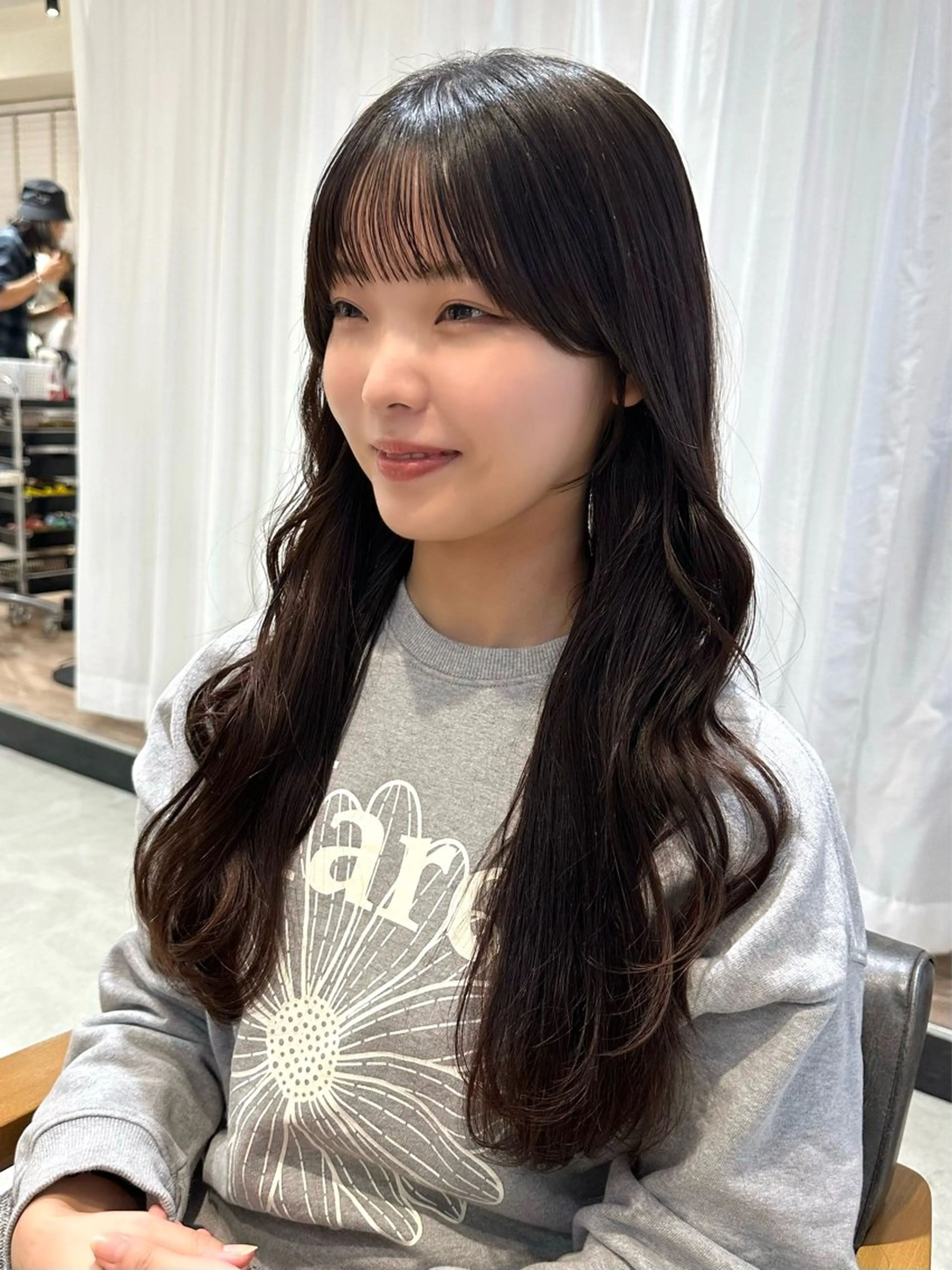 ロング レイヤーカット ローレイヤー VIEW BLUE所属・レイヤー/顔まわり /亀戸錦糸町/なつきのヘアスタイル