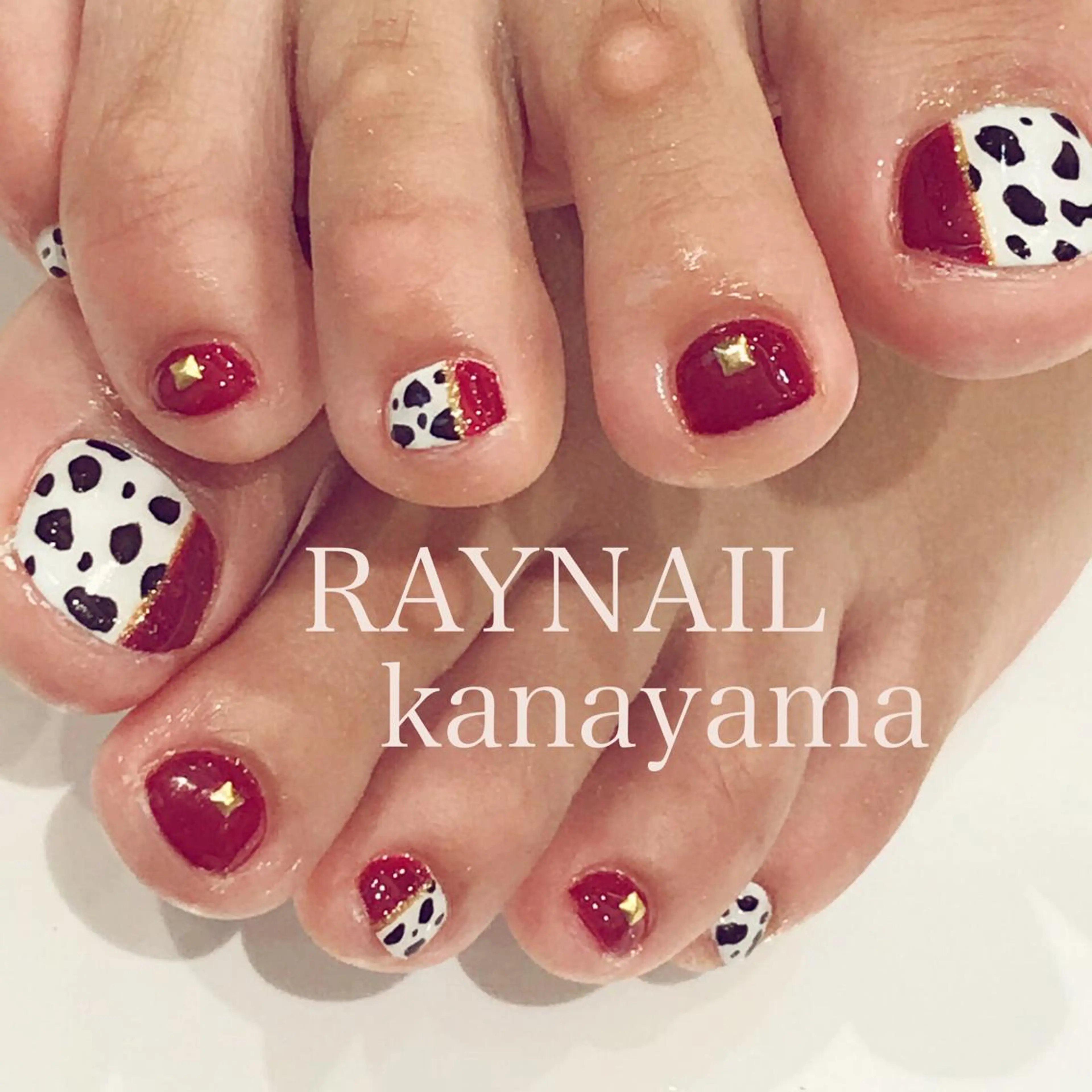 ネイル アニマル柄 フットネイル Can Nail　栄店　【キャンネイル】所属・後藤今日子 CANNAIL栄店のネイルデザイン