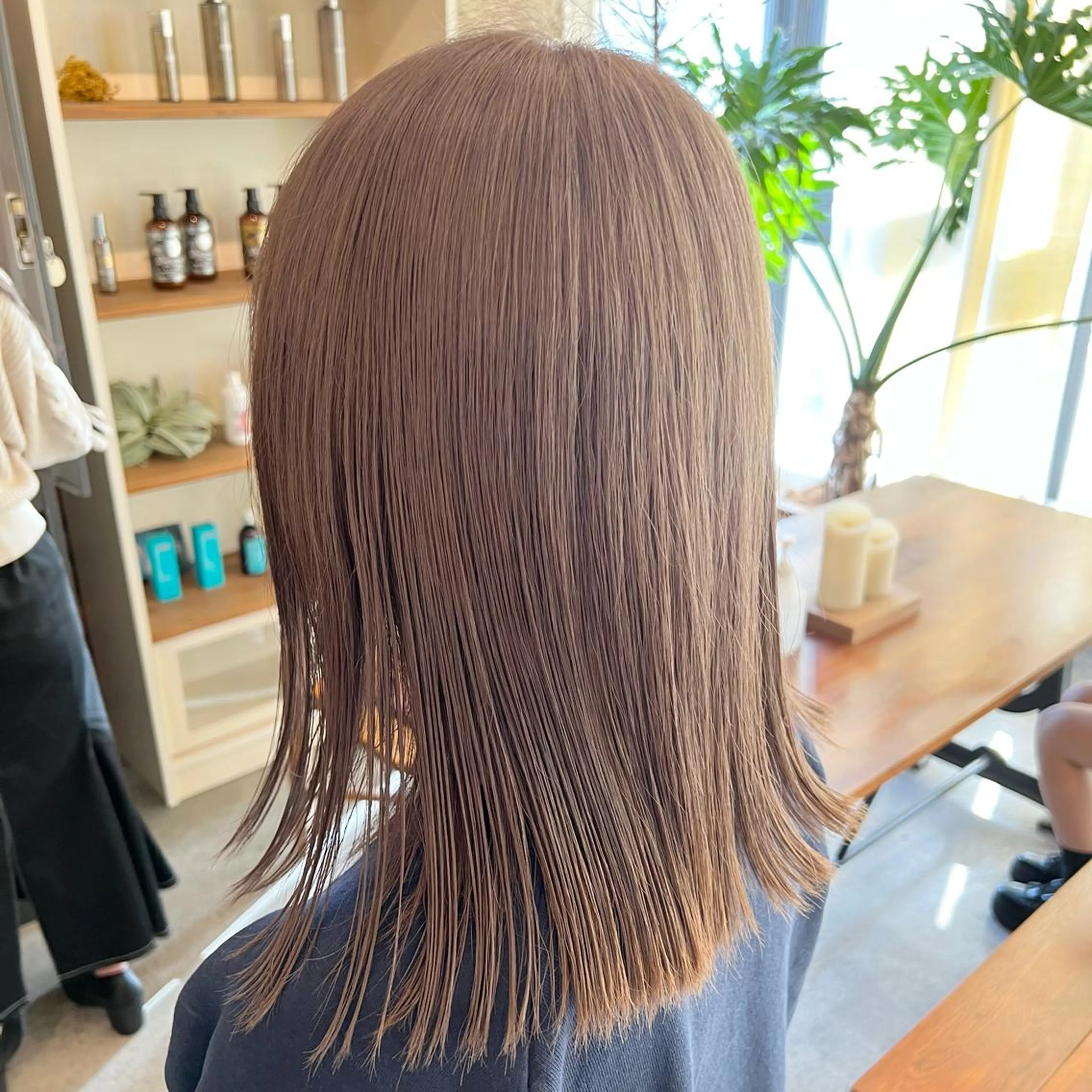 セミロング カラー Rino kanayama所属・Rino 金山 ／ 宮澤 萌のヘアスタイル