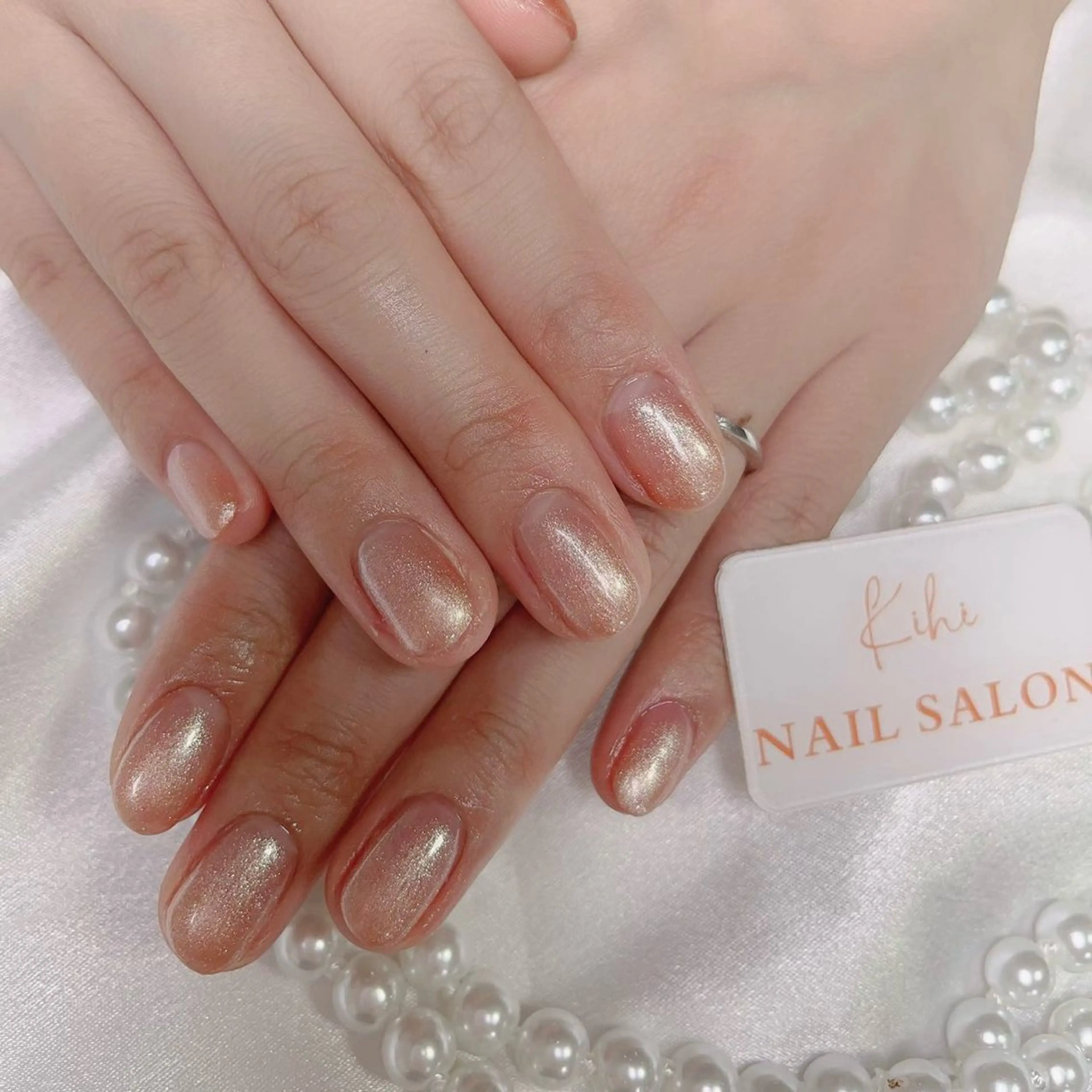 ネイル アートネイル フレンチネイル ジェルネイル グラデーション 韓国ネイル ハンドネイル ハンドケア さくら💮💮 【オフ無料】のネイルデザイン