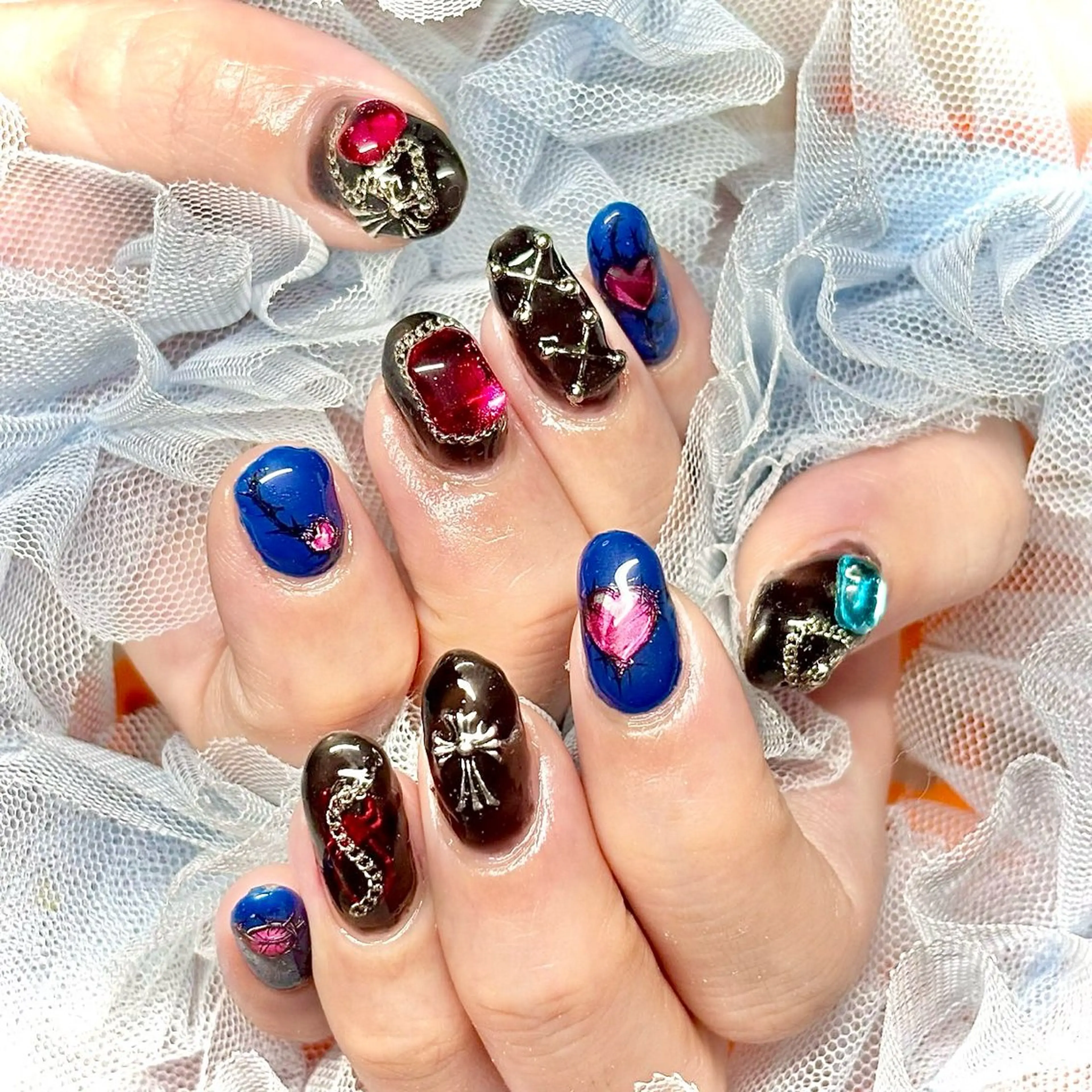 ネイル フットネイル 韓国ネイル ワンホンネイル miminon 自宅ネイルサロンのネイルデザイン