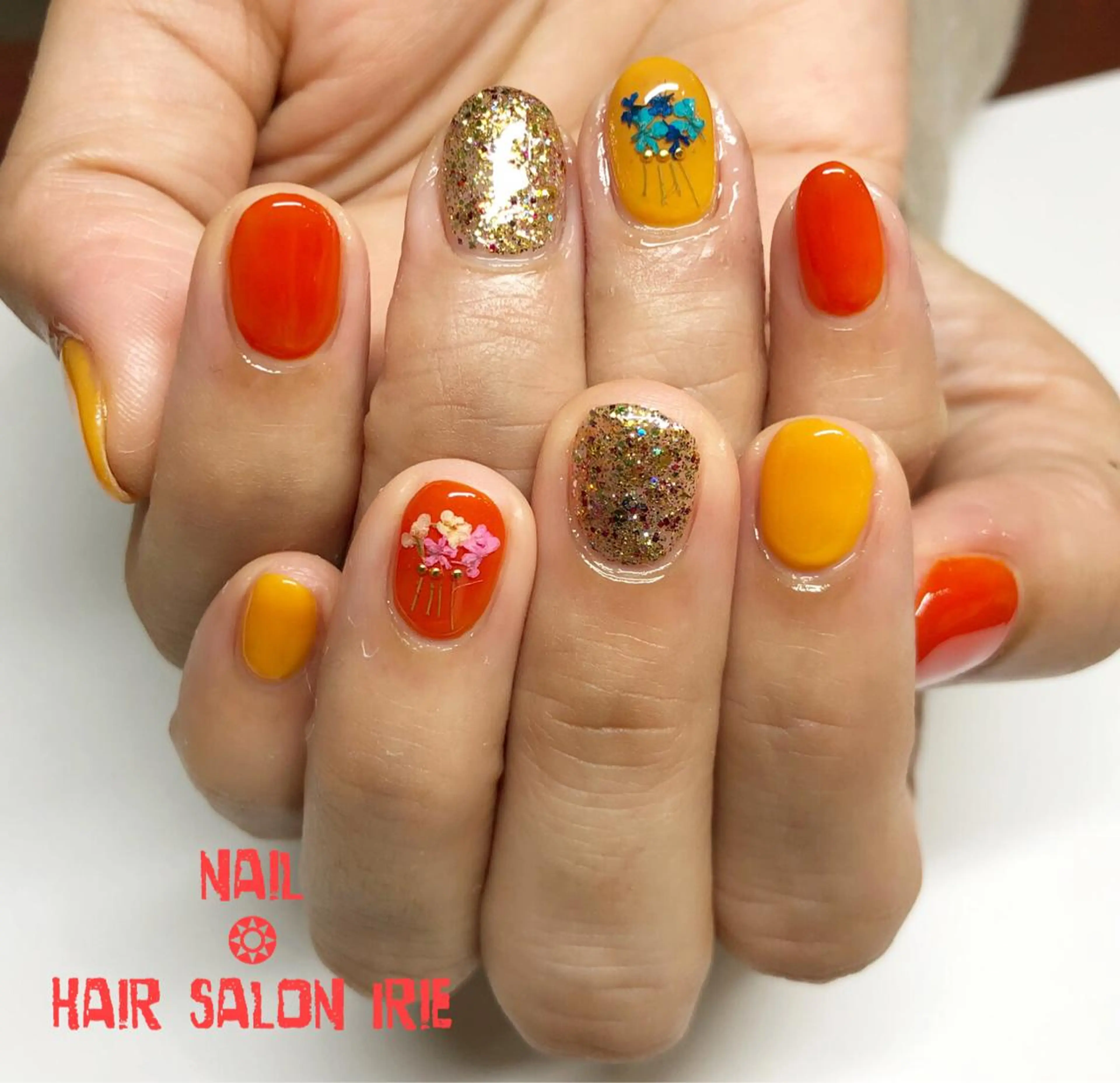 ネイル Hair salon Irie所属・與儀 知佳のネイルデザイン