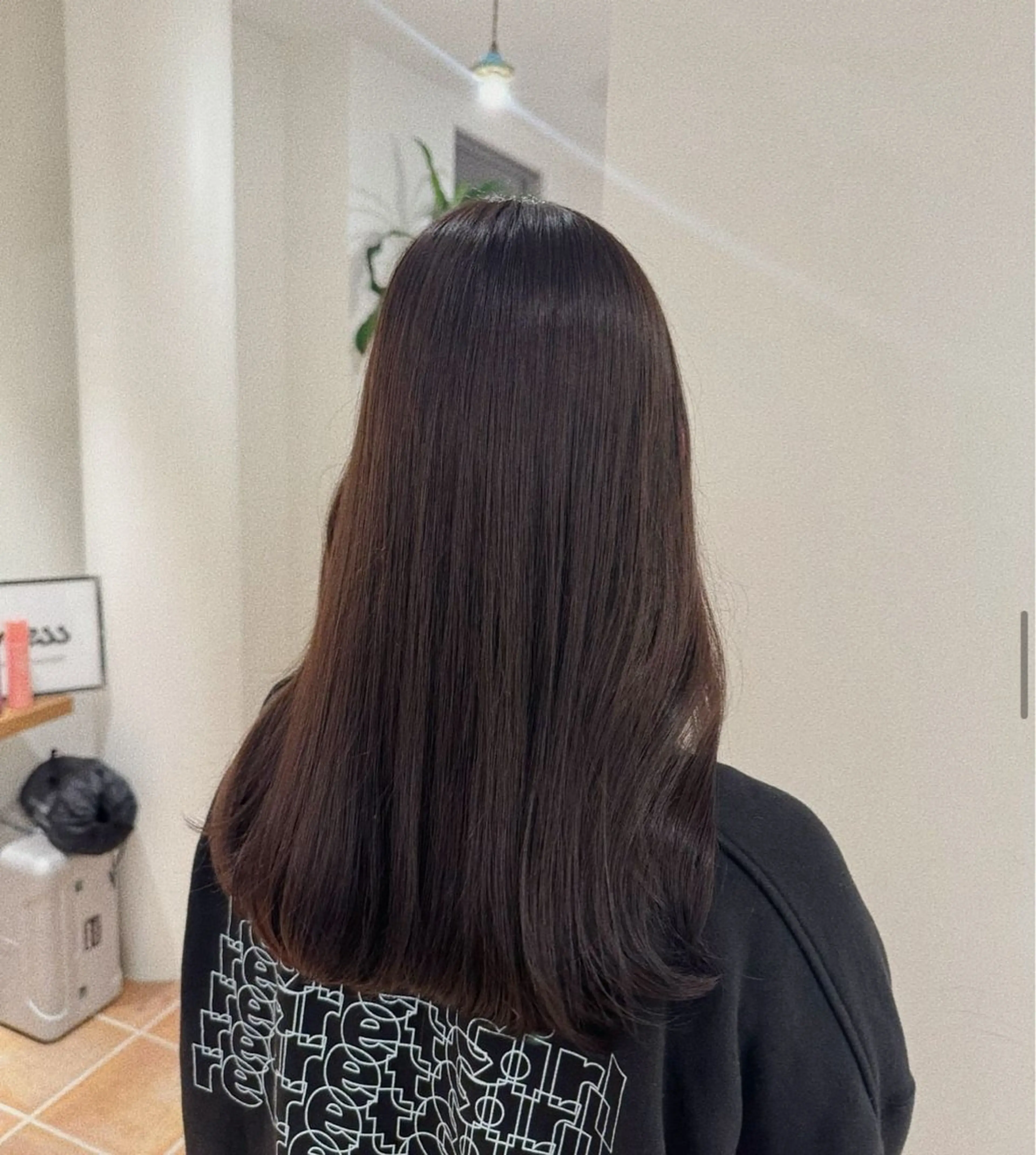 セミロング ヘアカラー ホリグチ ルナのヘアスタイル