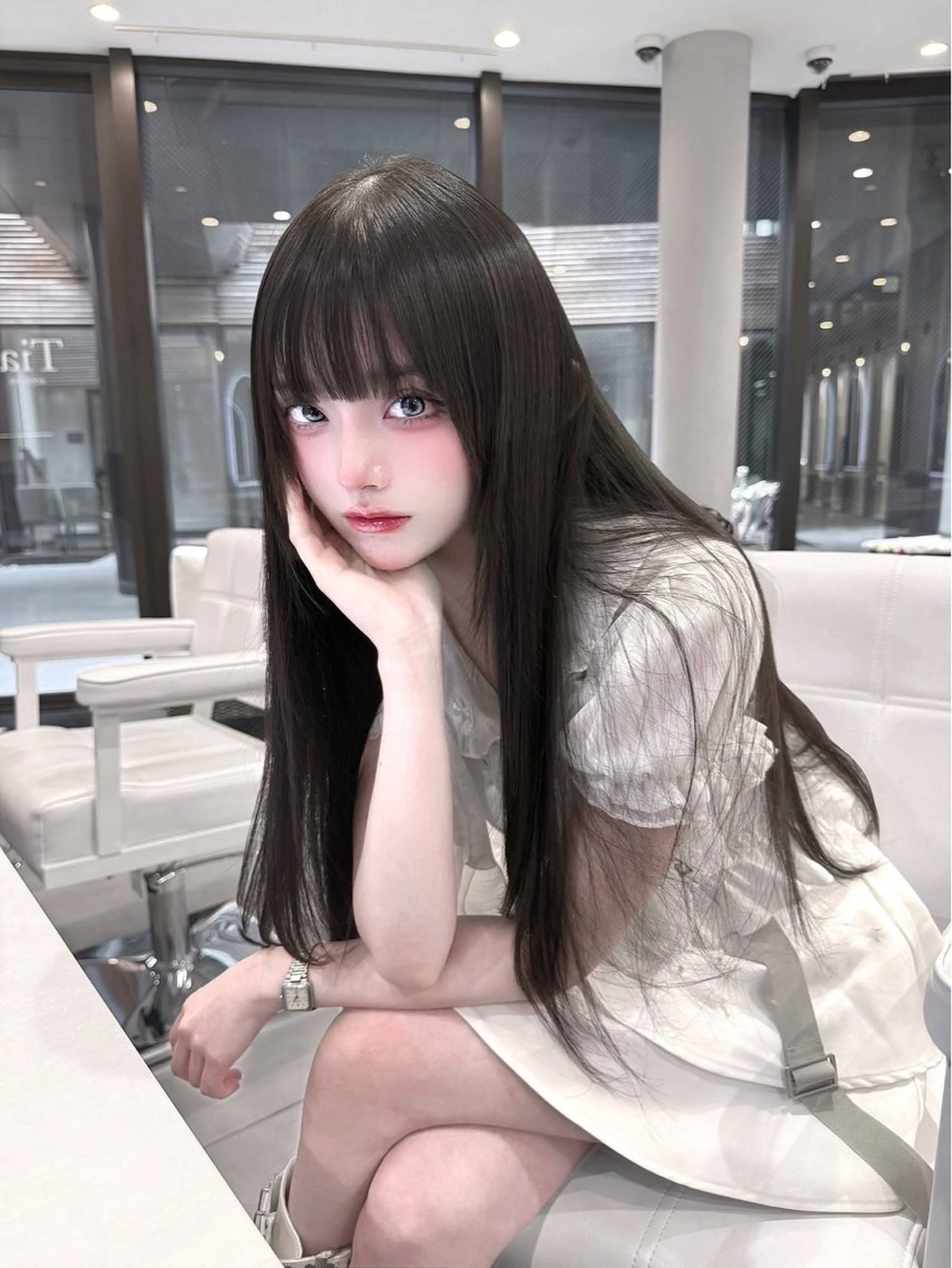 ロング 縮毛矯正/艶カラー Gaiのヘアスタイル