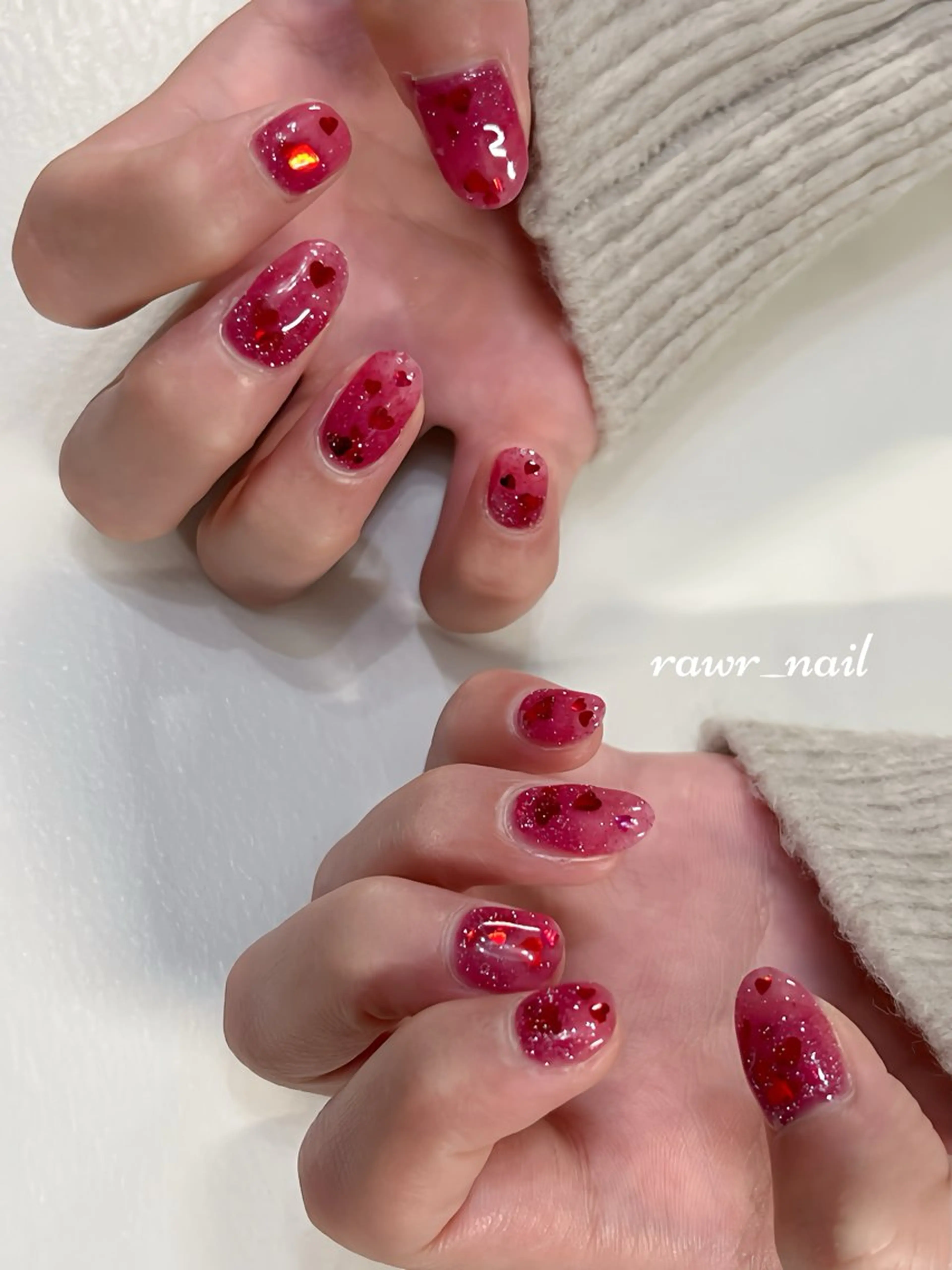 ネイル ハンドネイル Rawr / saoriのネイルデザイン