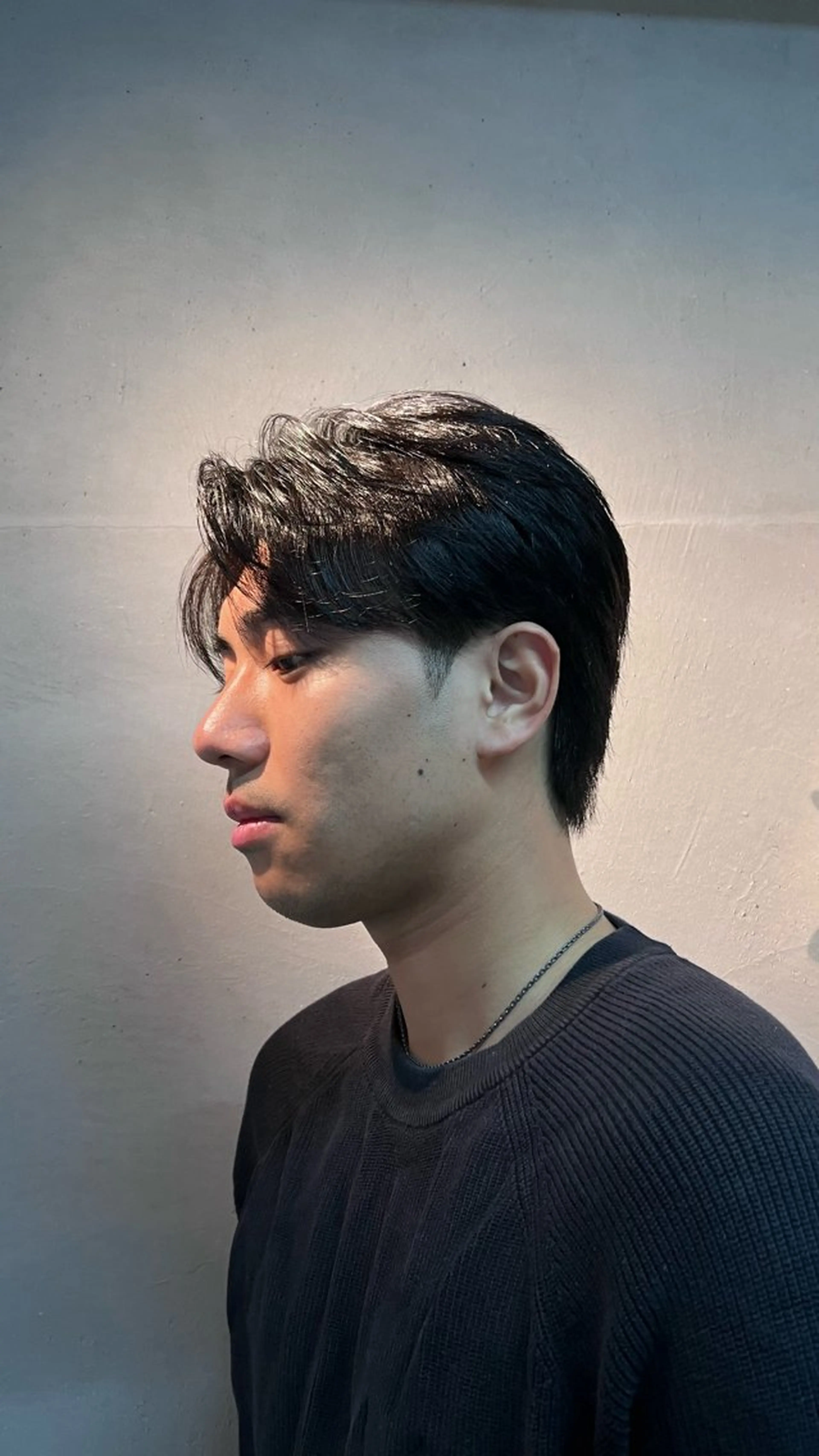 ショート パーマ メンズ センターパート カット Alo所属・💥メンズパーマ /表参道/モント💥のヘアスタイル