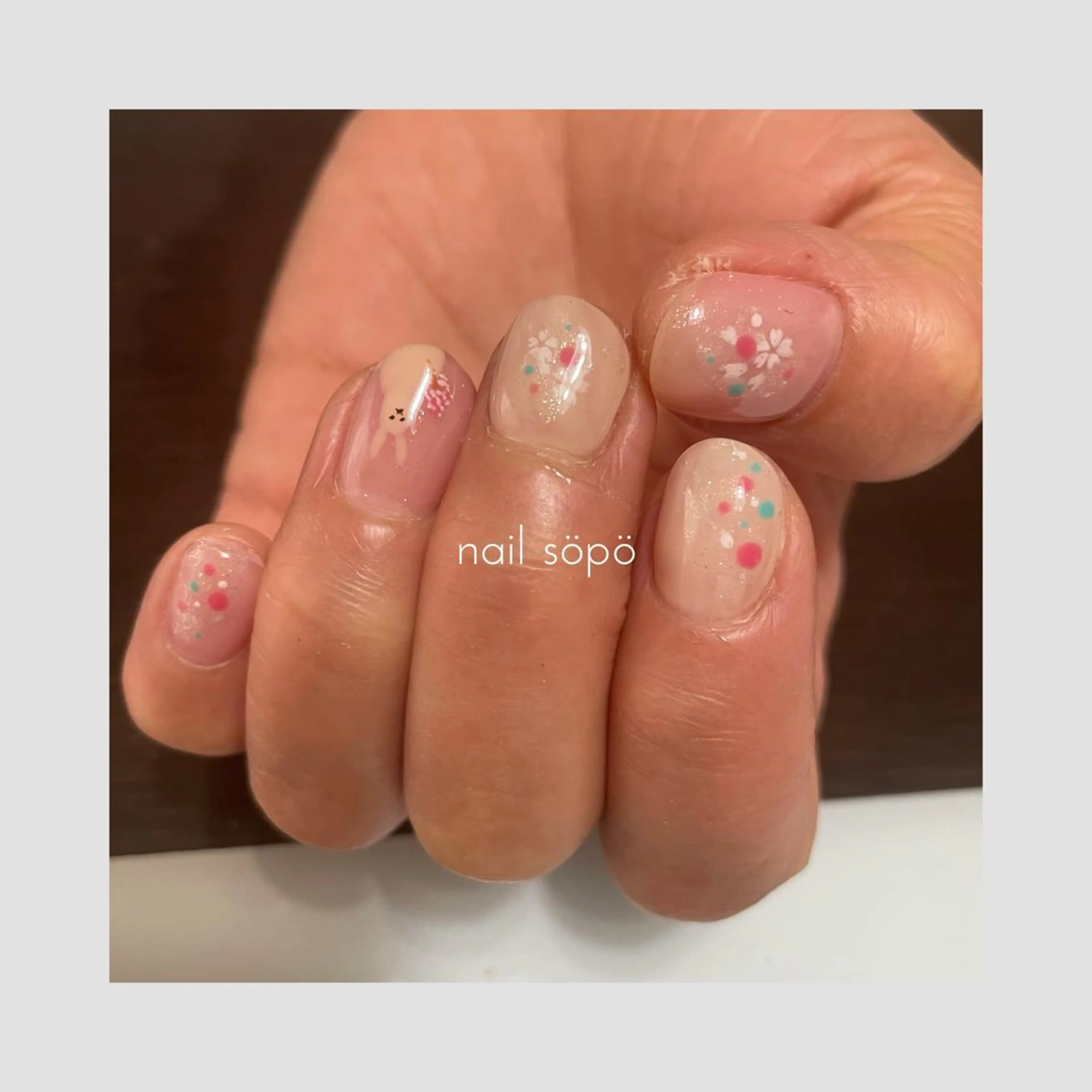 ネイル 自由が丘✳︎奥沢 nail söpöのネイルデザイン