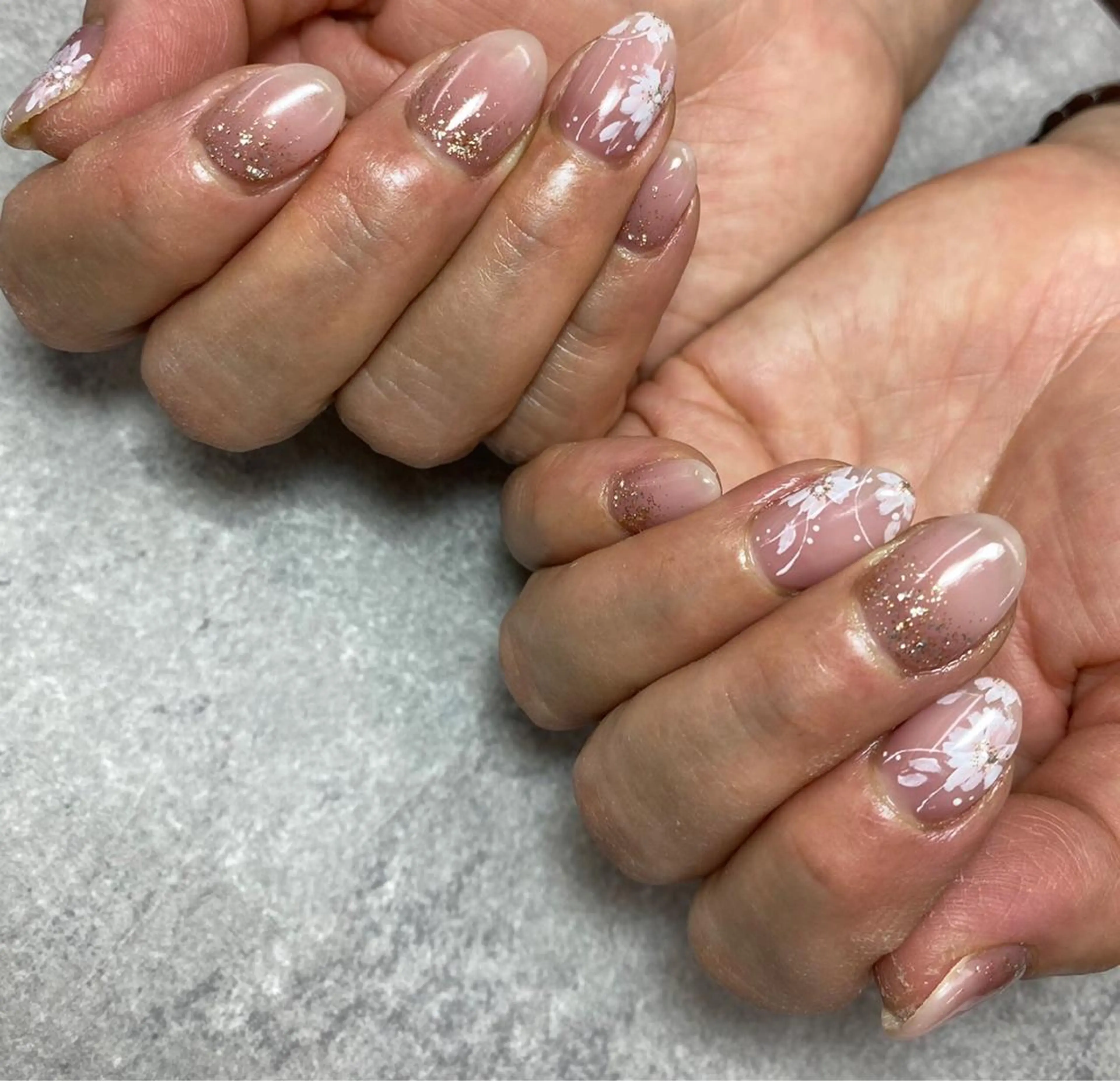 ネイル グラデーション オフィスネイル ハンドネイル ハンドケア FASTNAIL PLUS 新宿店のネイルデザイン