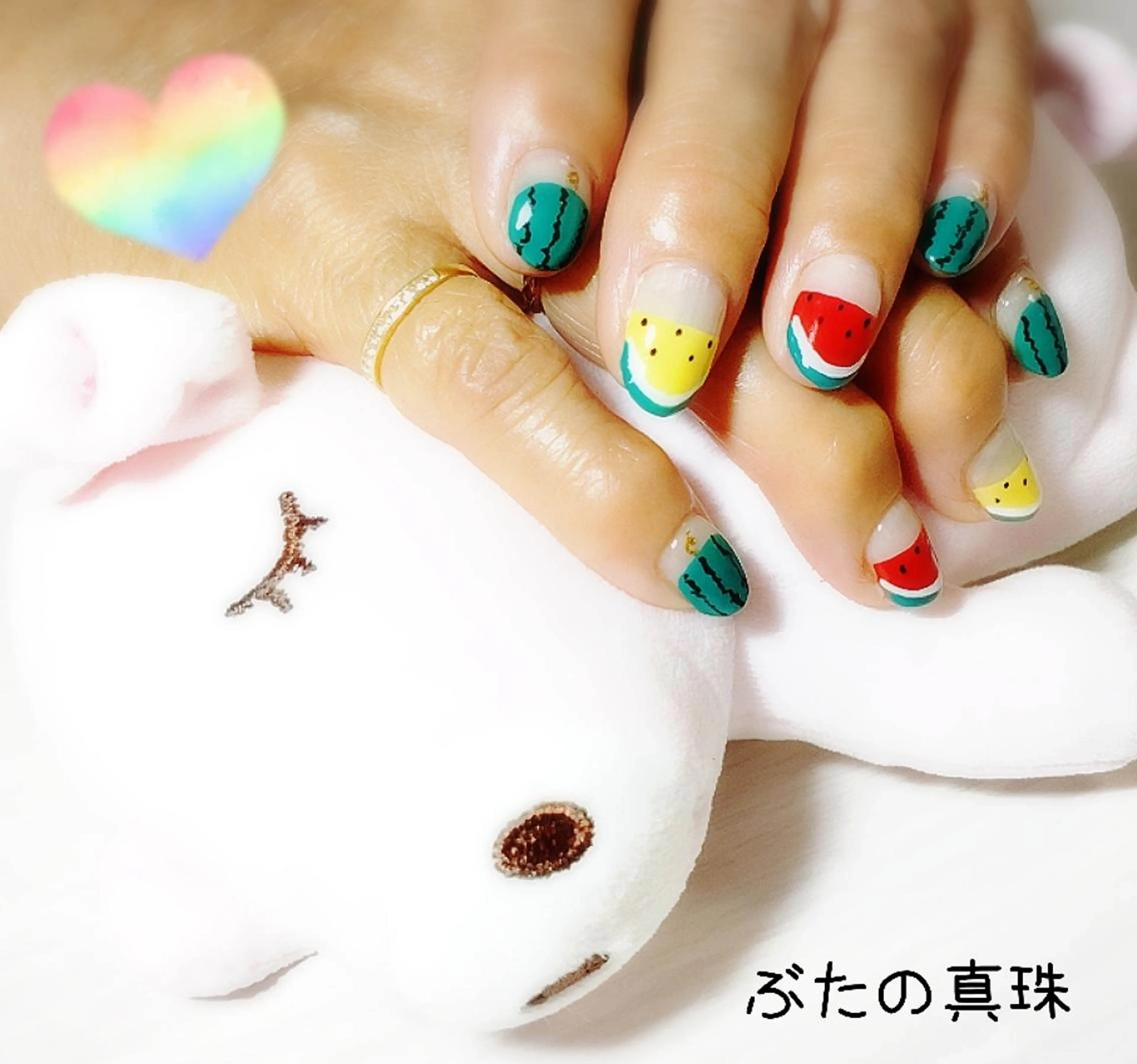 ネイル ハンドネイル 林 珠里のネイルデザイン