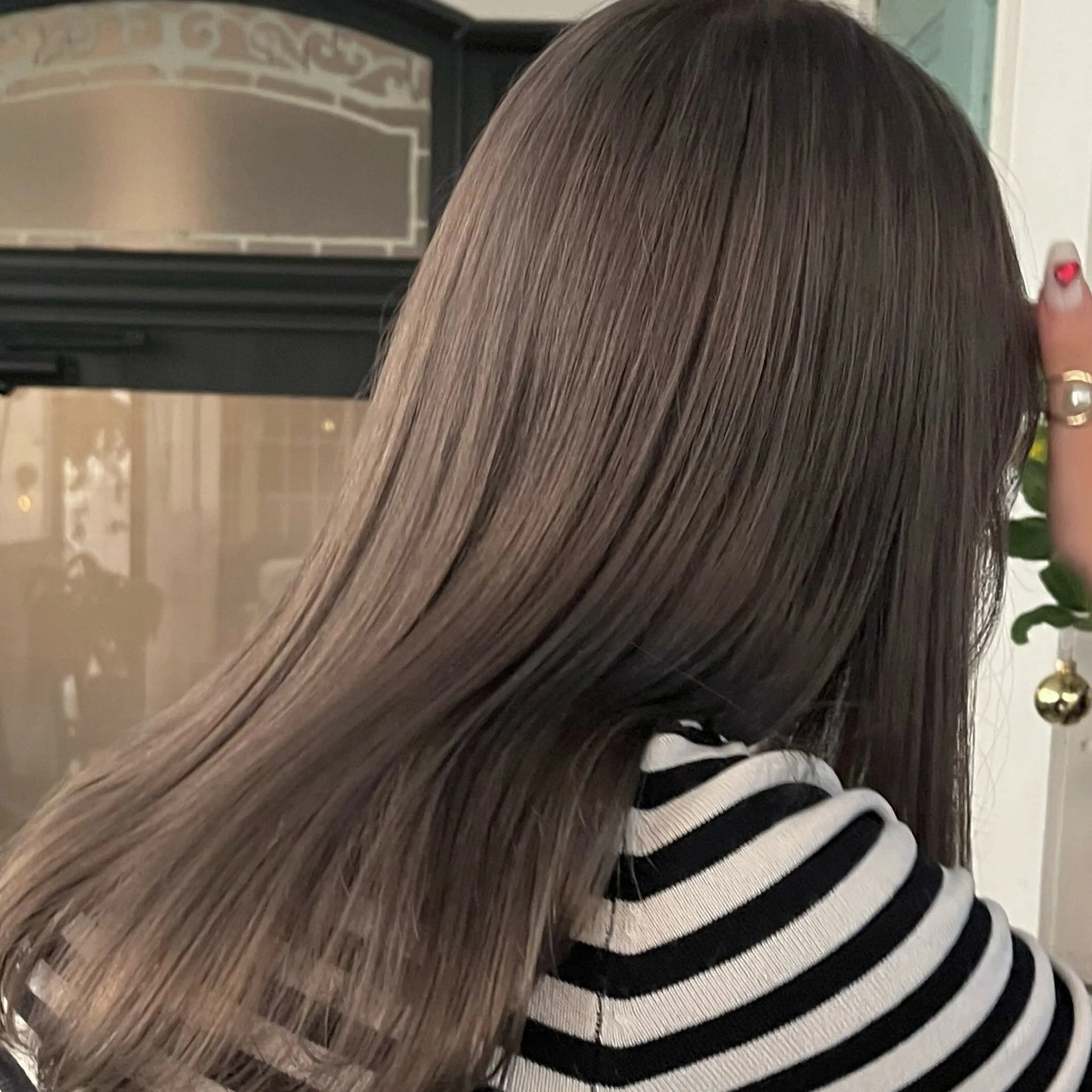 セミロング ヘアカラー ブリーチなし/透明感 /ショート/大世のヘアスタイル