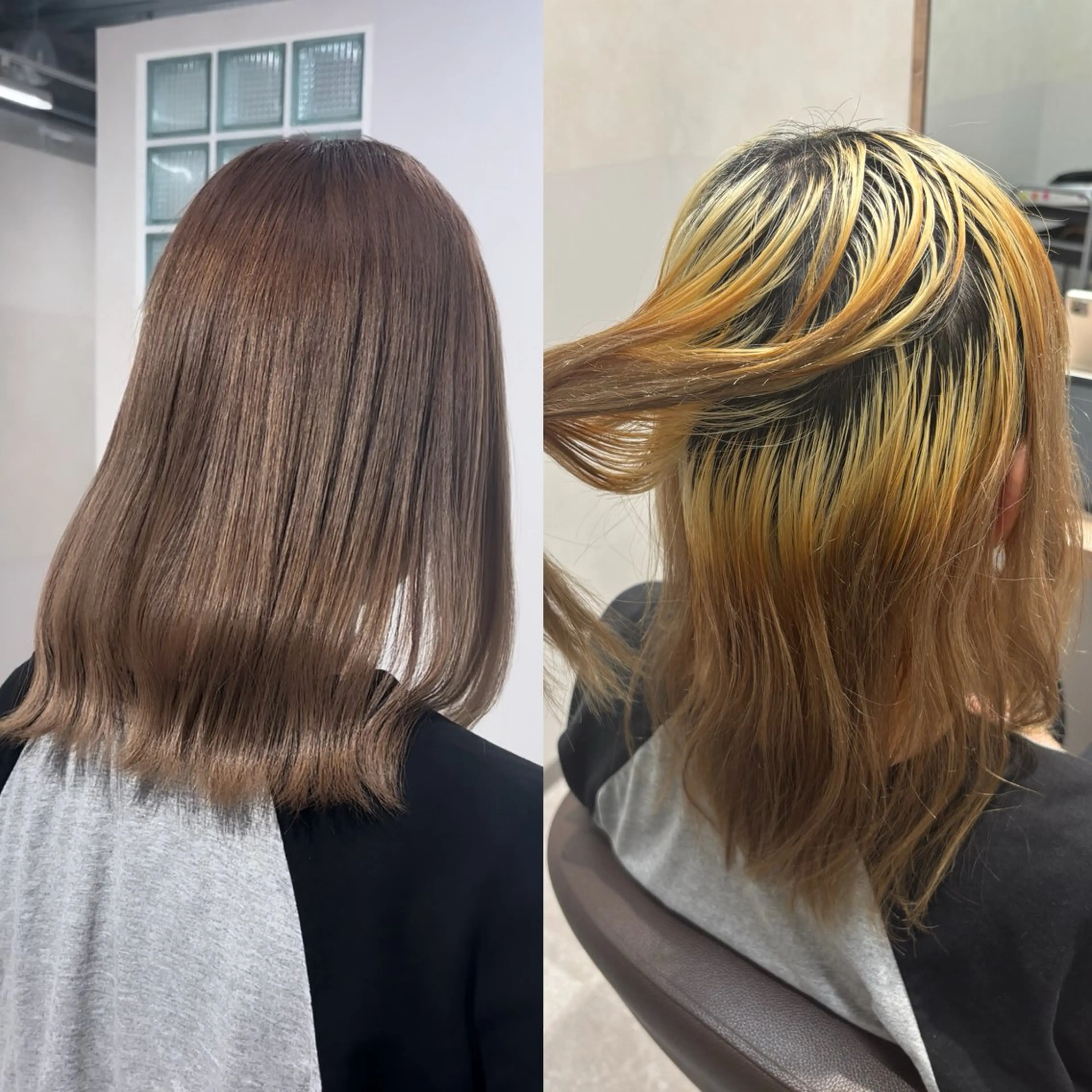 ミディアム ヘアカラー 吉澤 愛心のヘアスタイル