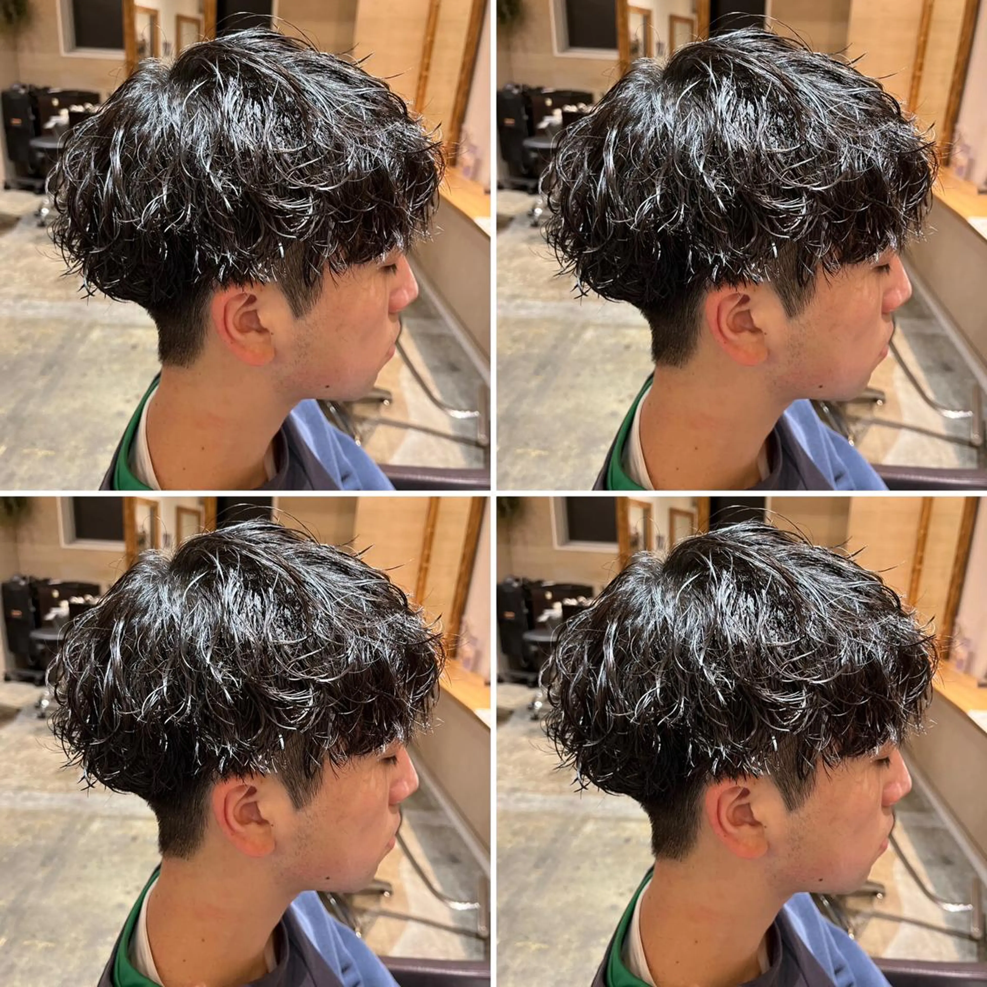 パーマ メンズ カット パーマ トリートメント ヘアセット 👑メンズパーマ特化 店長望月謙二郎👑のヘアスタイル