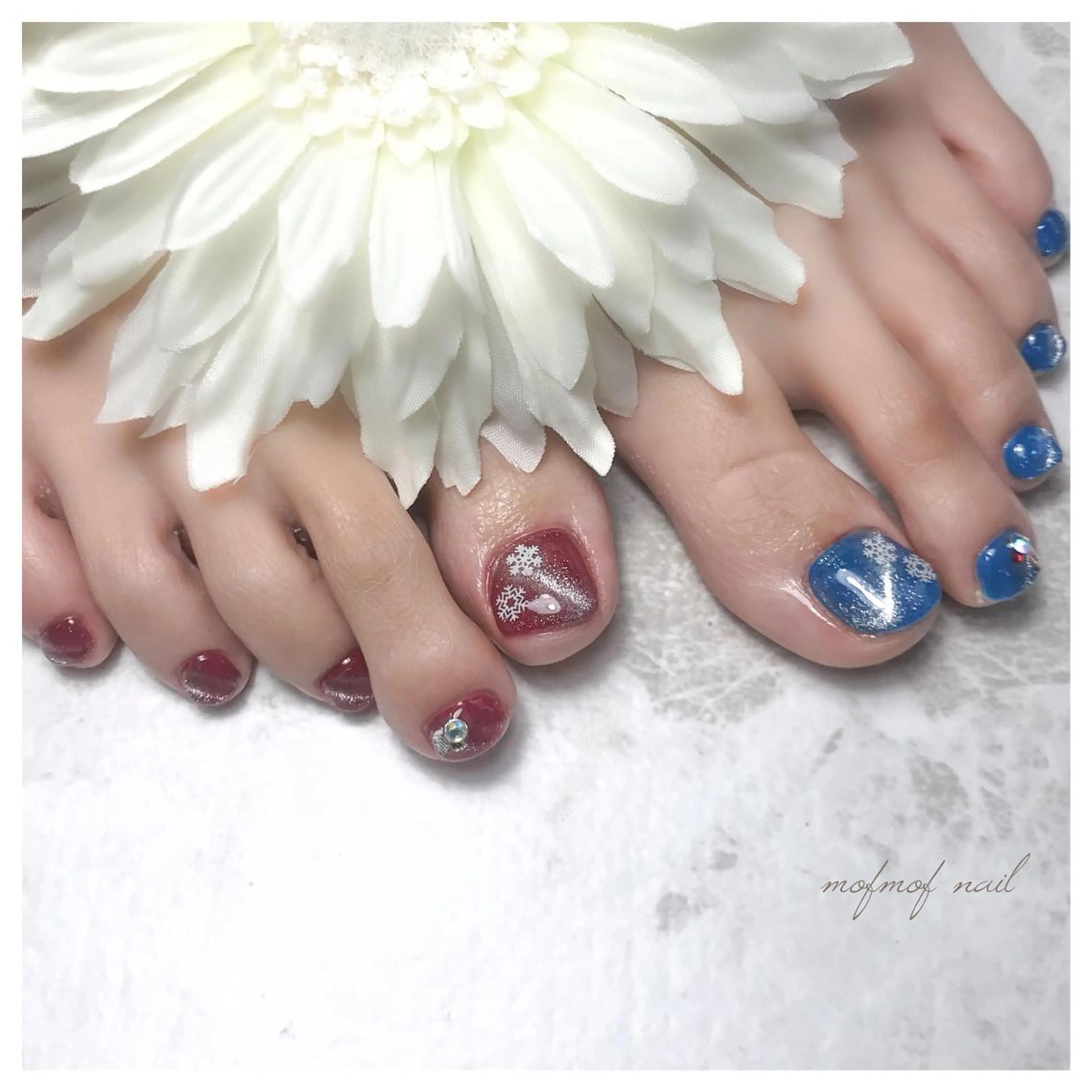 ネイル フットネイル mofmofnail 🌿shimizuのネイルデザイン