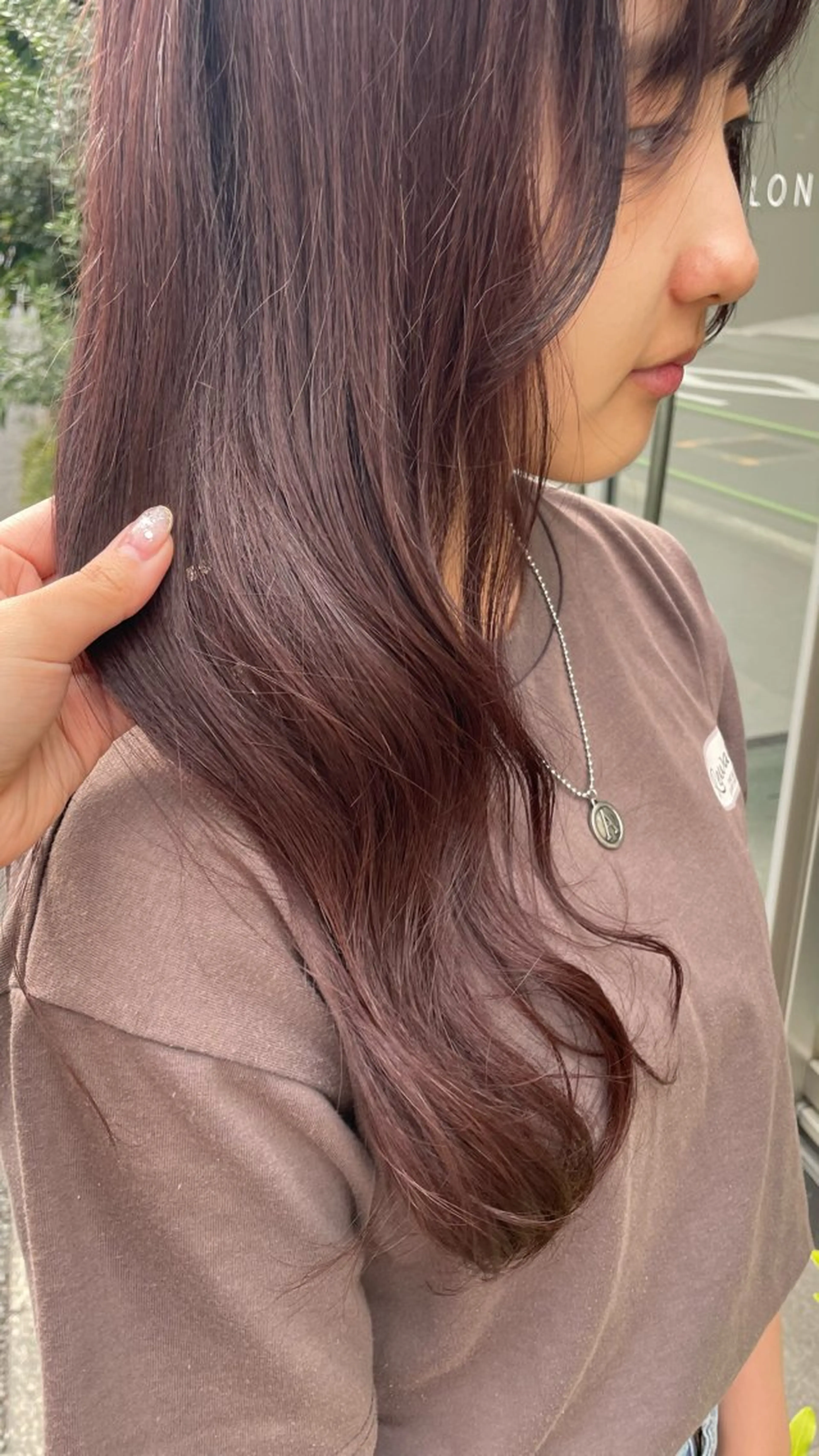 ロング Agnos青山所属・鈴木 里奈のヘアスタイル