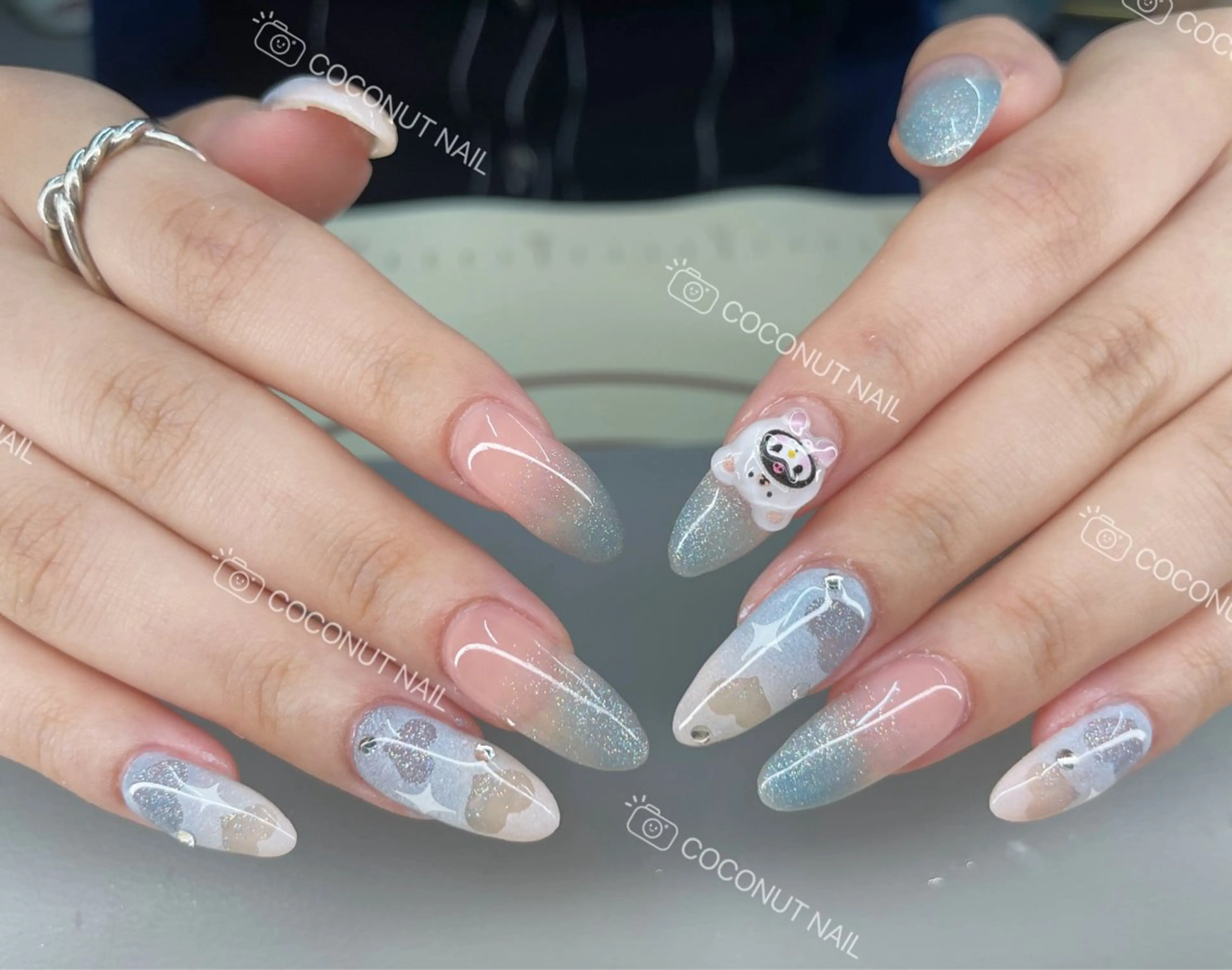 ネイル ハンドネイル 神田 ココナッツのネイルデザイン