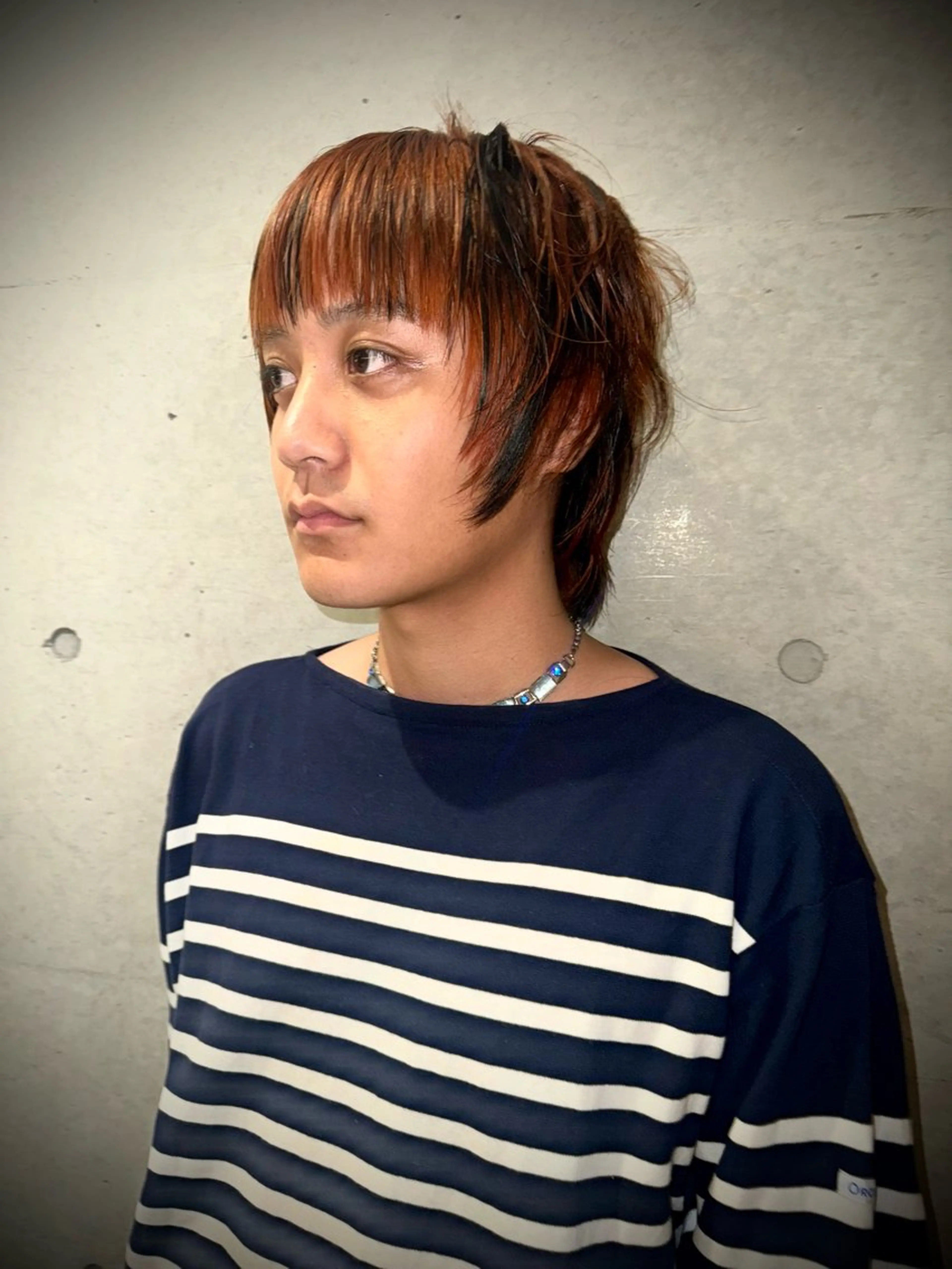 メンズ ヘアカラー トリートメント デザインカラー⭐︎★ 🐆hyo🐆のヘアスタイル