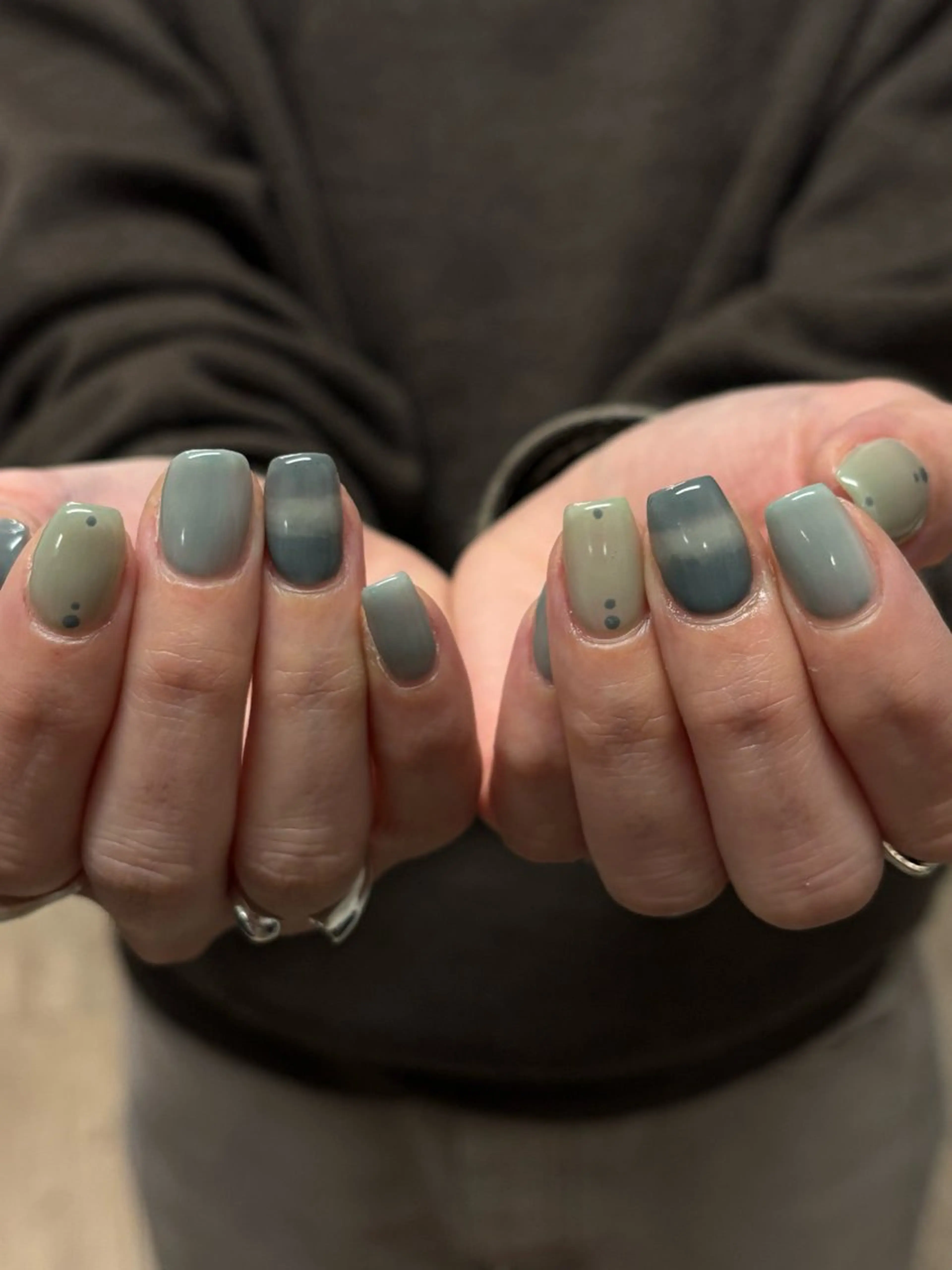 ネイル 持ち込み ハンドネイル GLADnail新宿 arisaのネイルデザイン