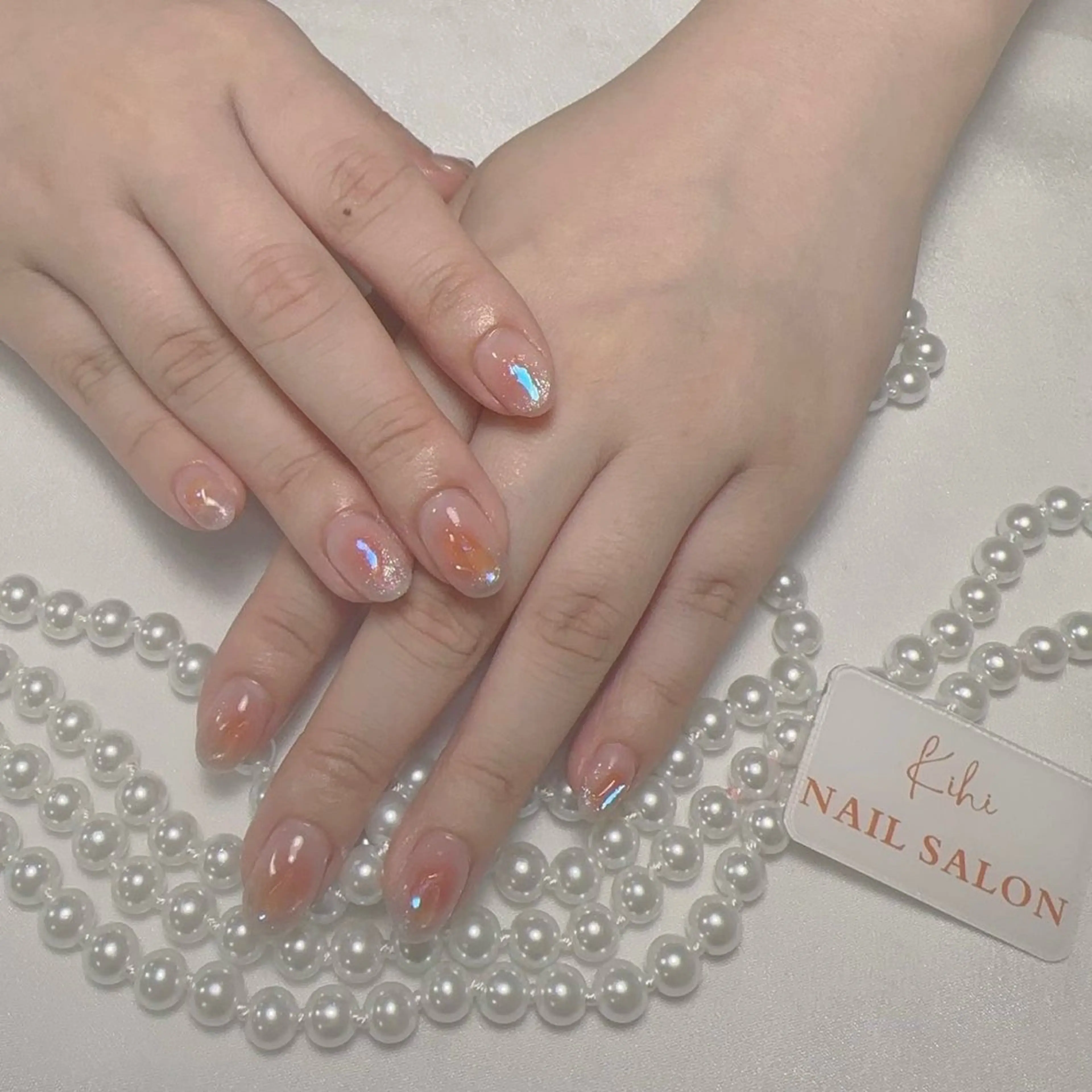 ネイル アートネイル フレンチネイル ジェルネイル グラデーション 韓国ネイル ハンドネイル 💕鈴木ユリ パラジェル/オフ無料のネイルデザイン