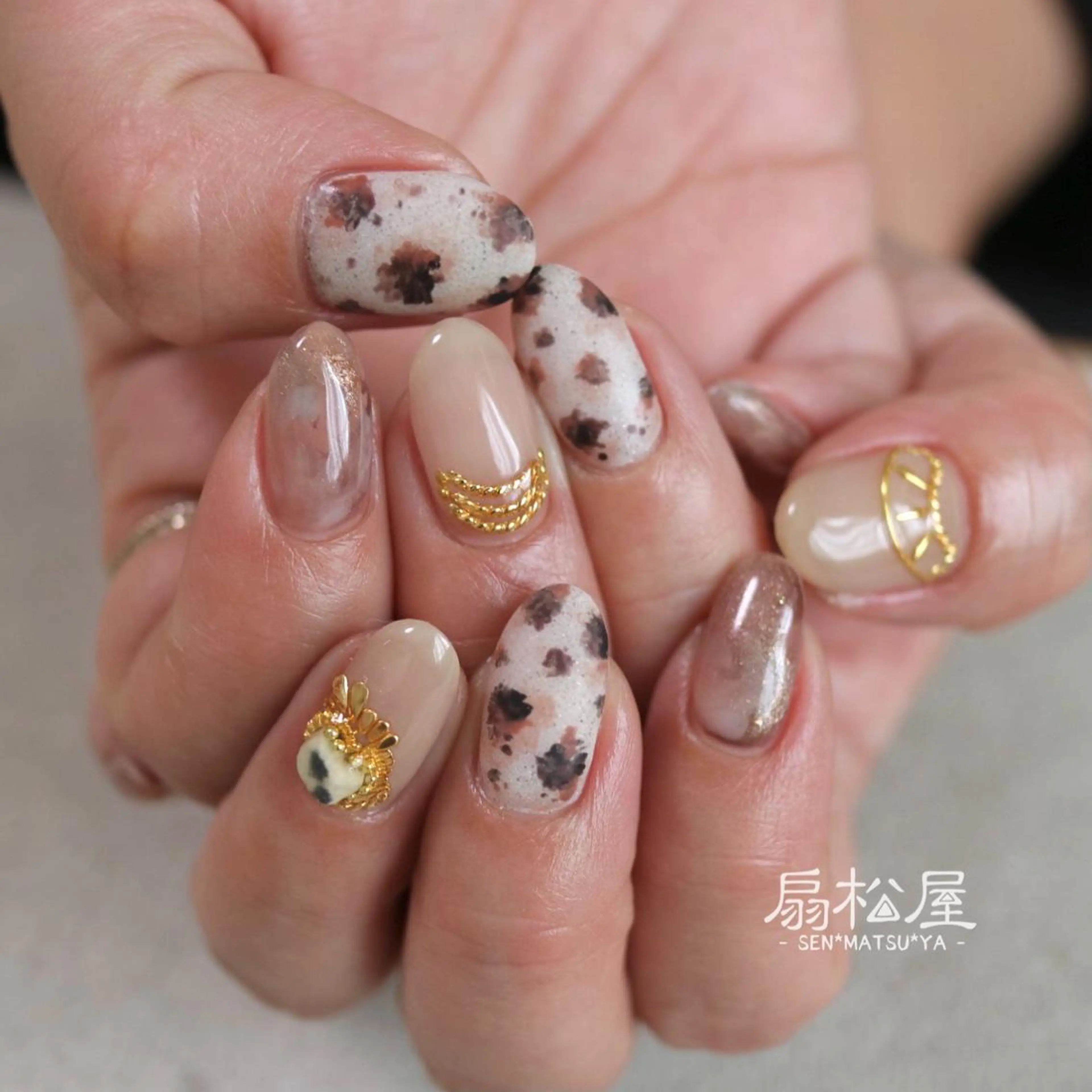 ネイル 扇松屋 marie.nのネイルデザイン