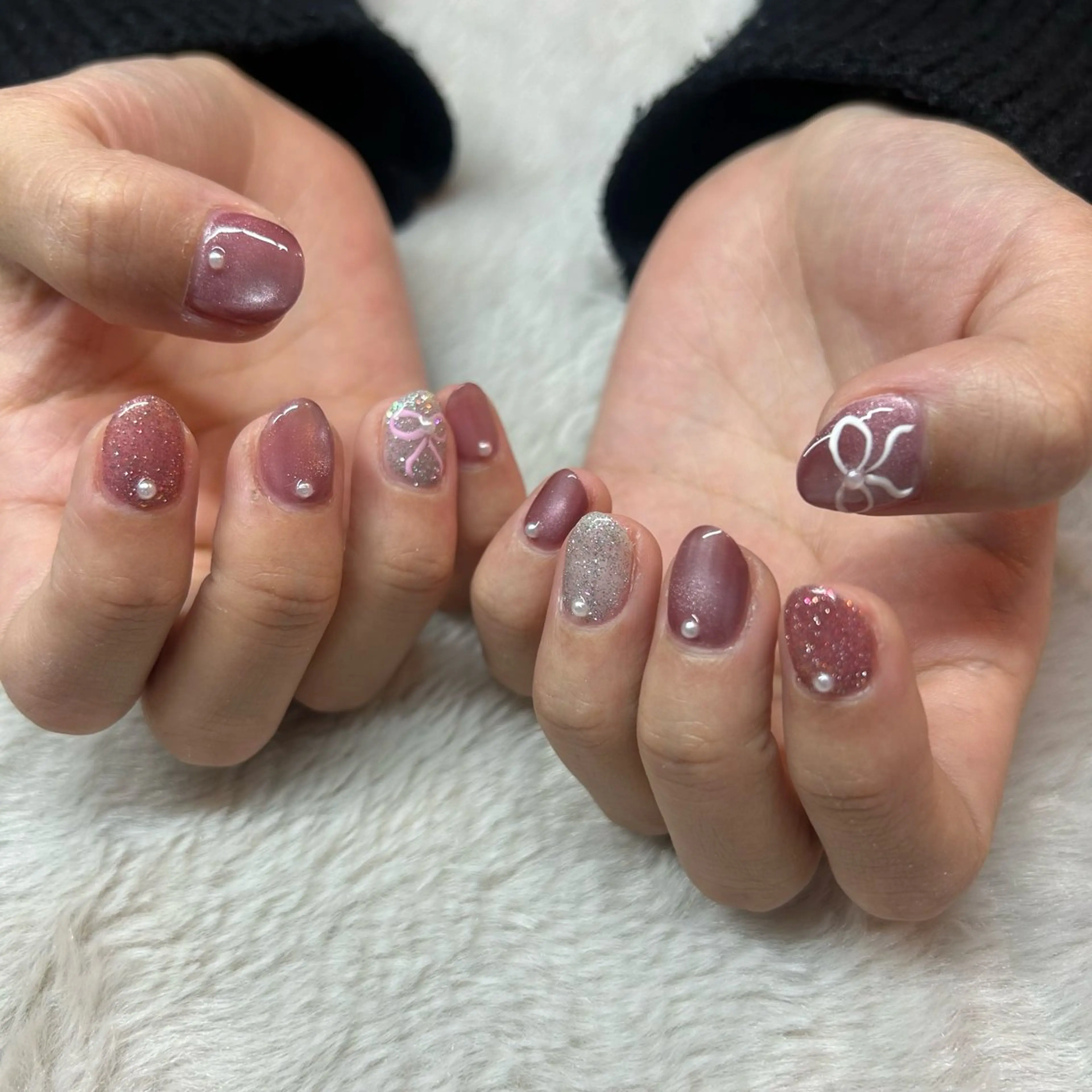 ショート ハンドネイル yumi 溝の口nailのネイルデザイン