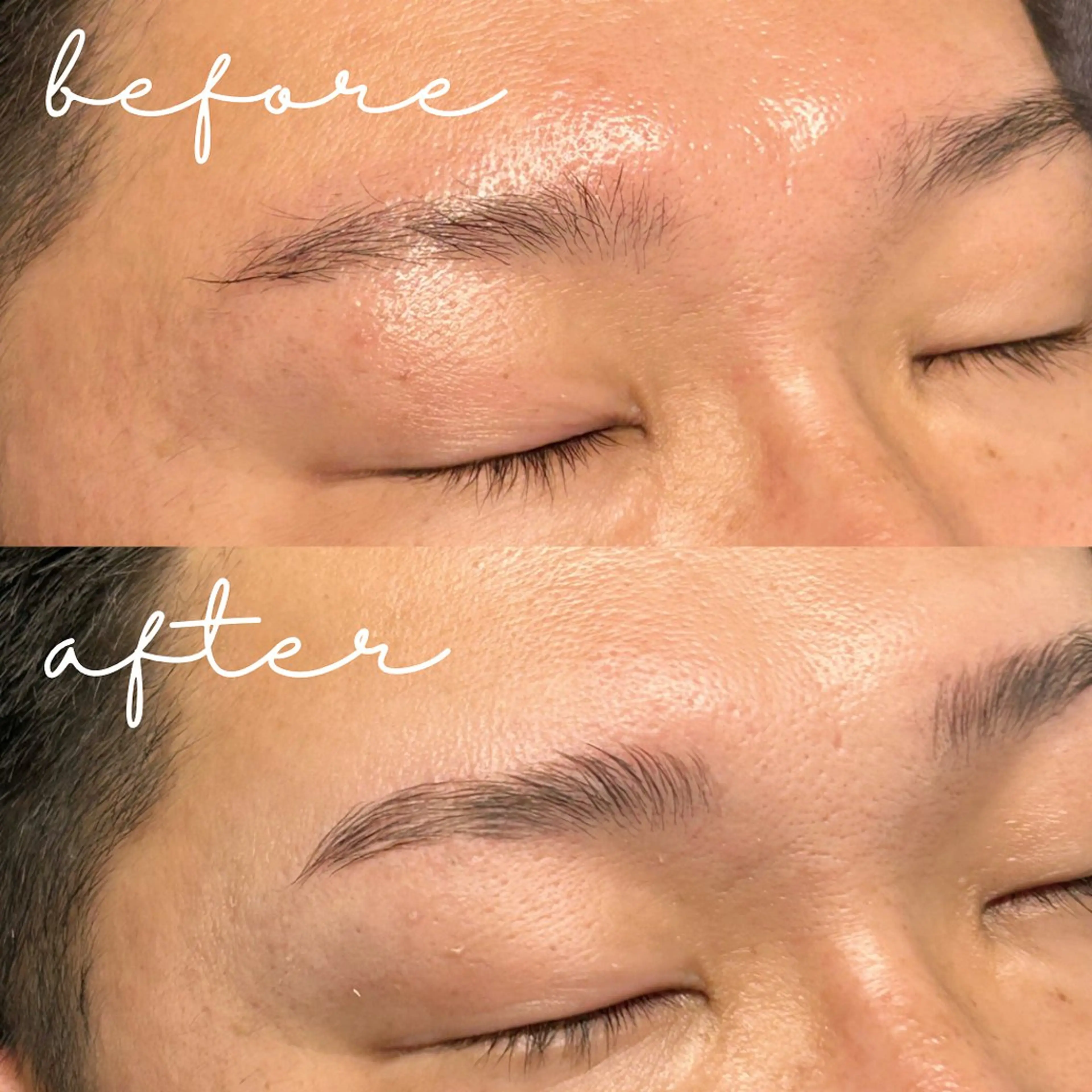 メンズ アイブロウ 眉毛&フェイス WAX専門ハルヒラリの眉毛・アイブロウイメージ