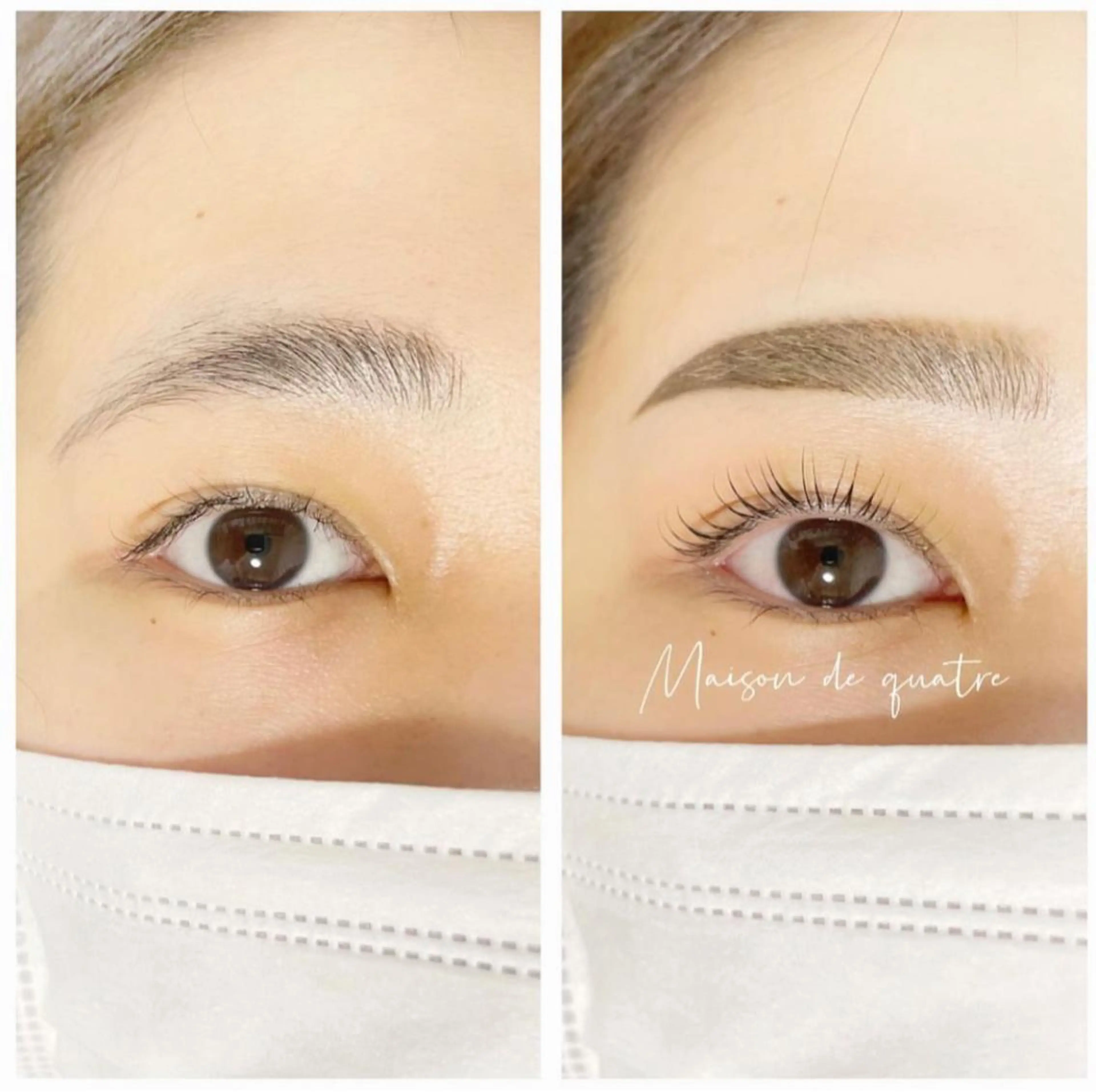 マツエク・マツパ アイブロウ マツパ Maison de quatreのマツエク・マツパデザイン