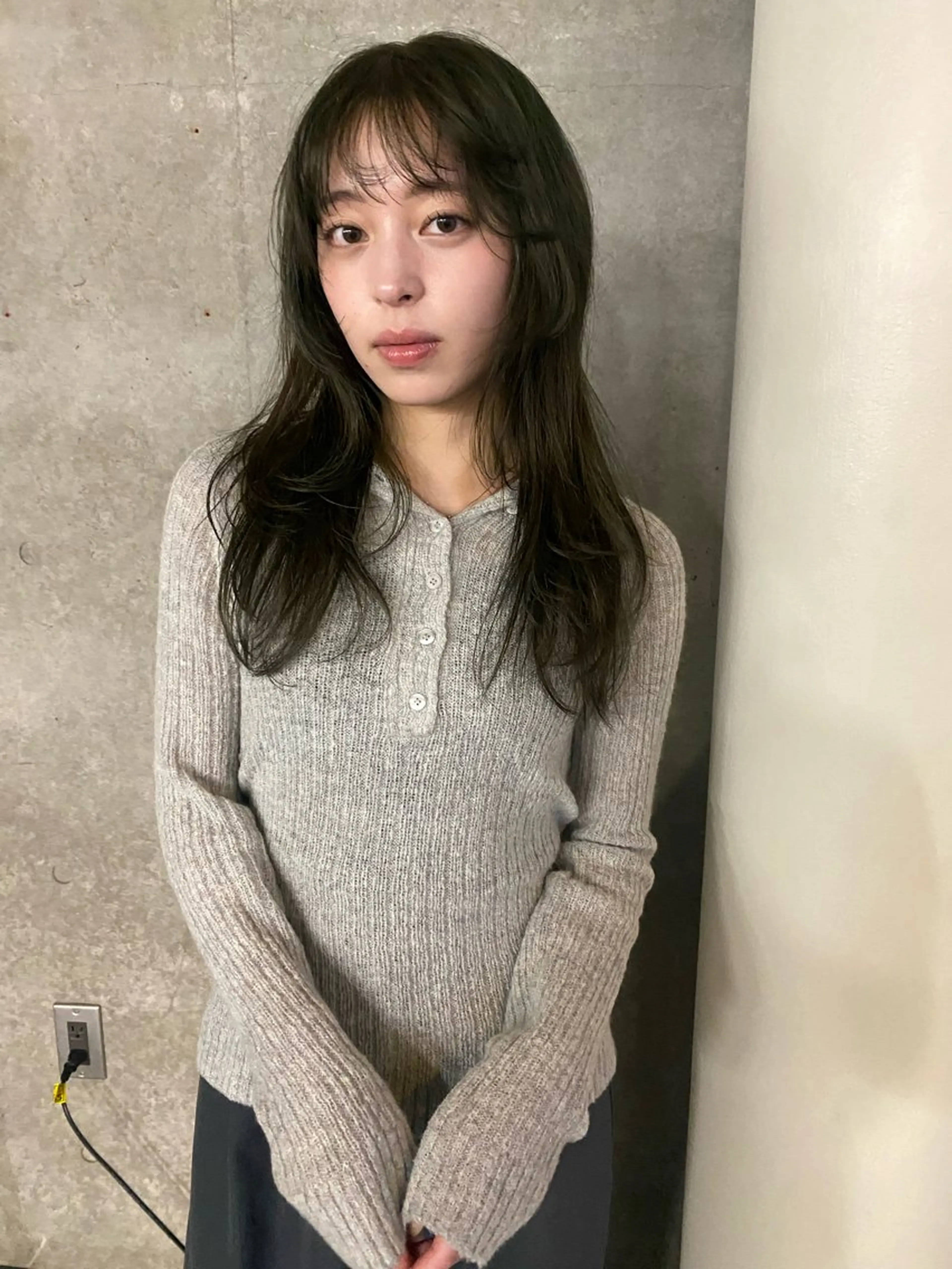 カラー ハセガワ レナのヘアスタイル