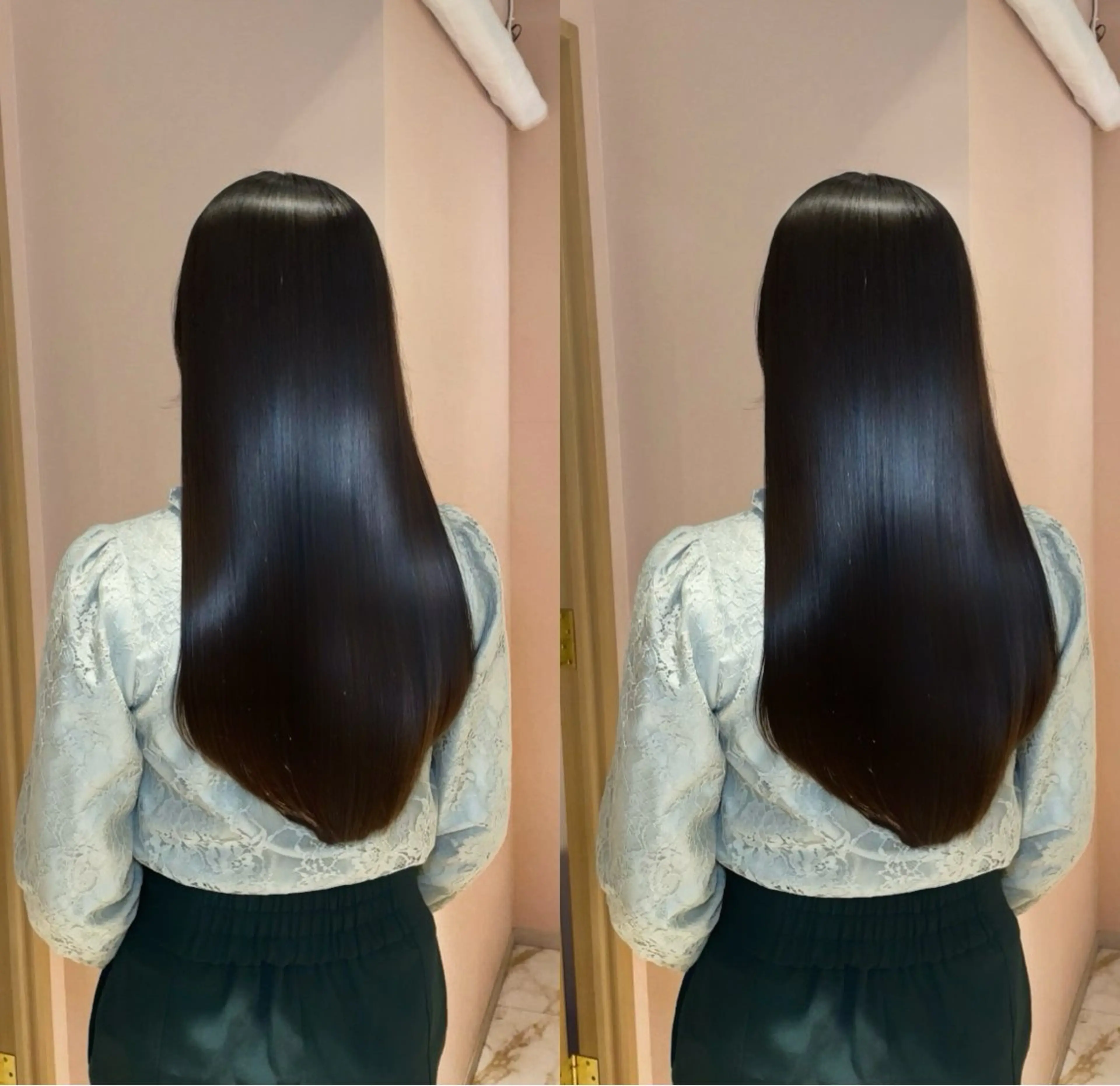 ロング カット トリートメント ヘッドスパ youres hair髪質改善トリートメント＆ヘッドスパ日吉店所属・日吉/髪質改善× 艶カラー/ 永田颯のヘアスタイル