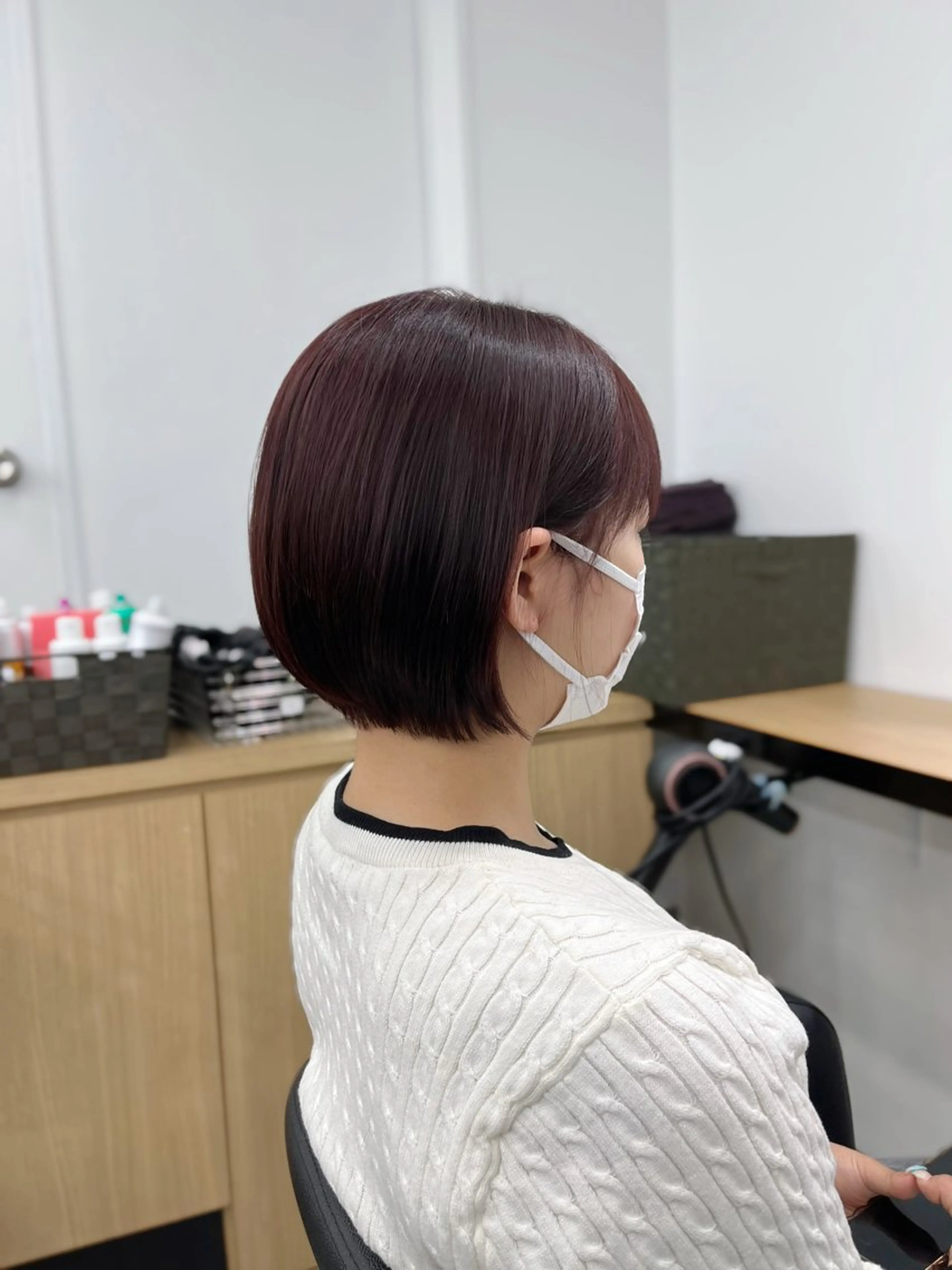 ショート 縮毛矯正/ハイトーン /パーマ/前原汐🎐のヘアスタイル