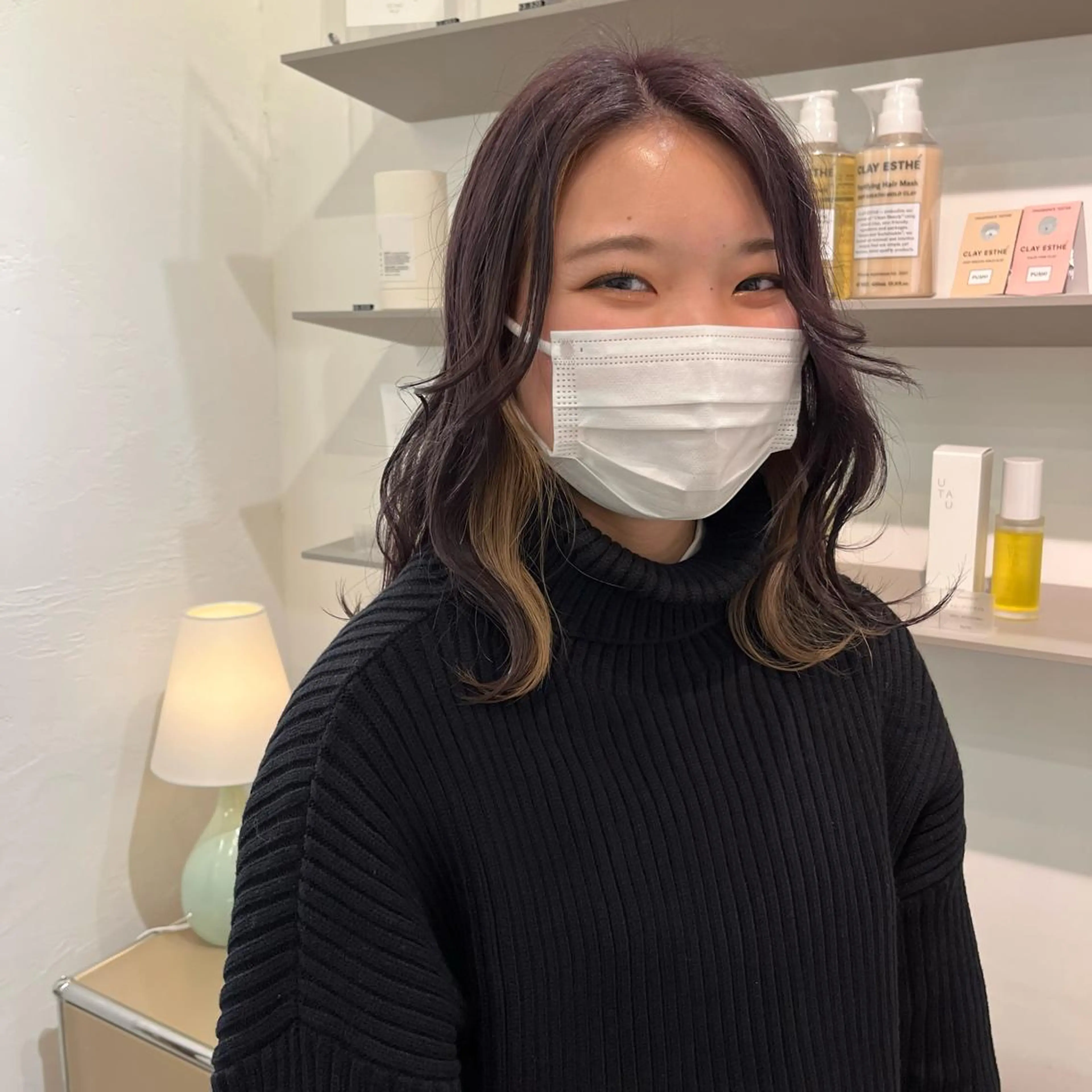 カラー ALLYS 渋谷店所属・最高級の艶のある カラーmei🎨のヘアスタイル