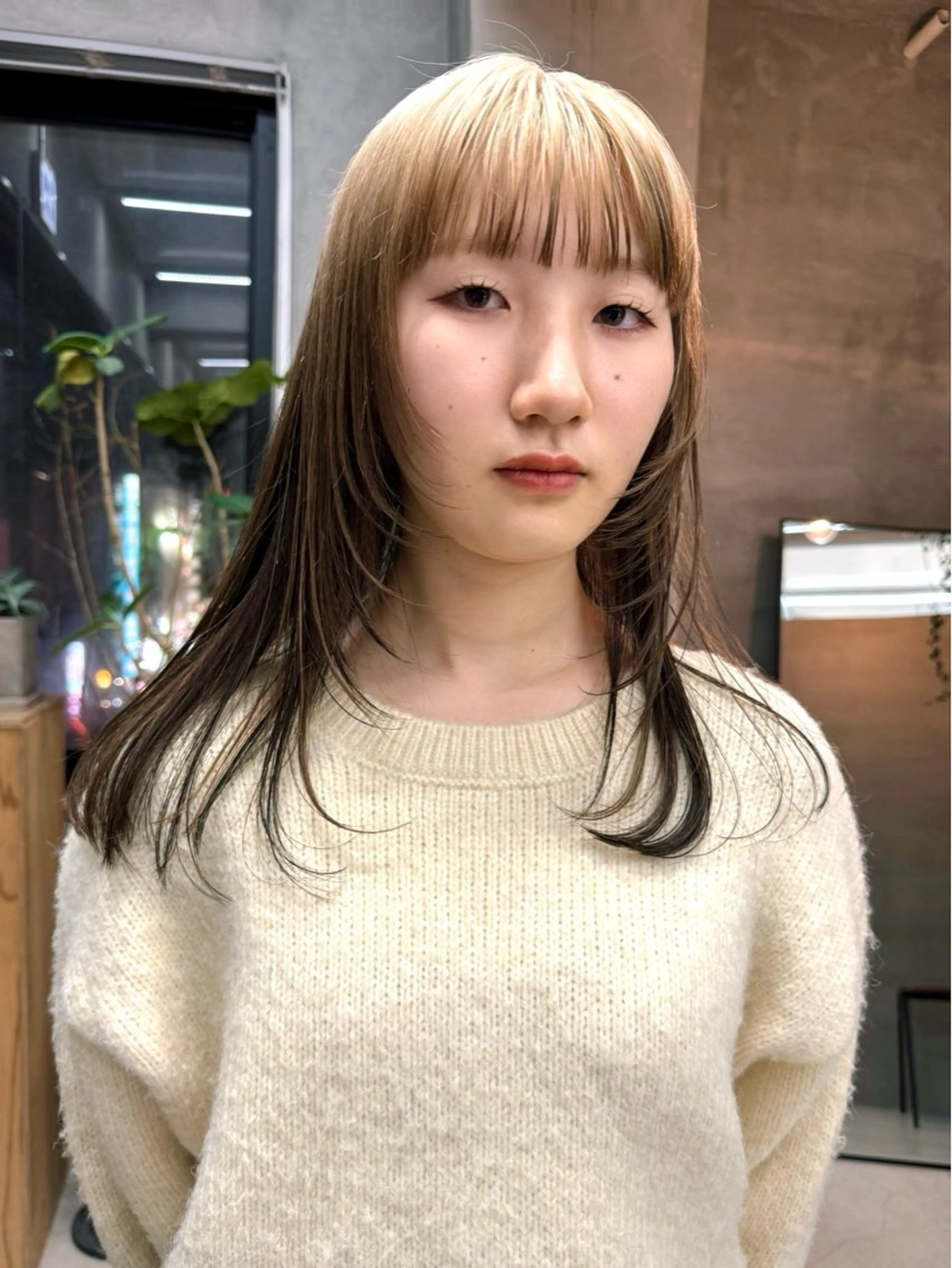 ミディアム カラー カット ヘアカラー トリートメント デザイン/レイヤー Kaito🐩/栄のヘアスタイル