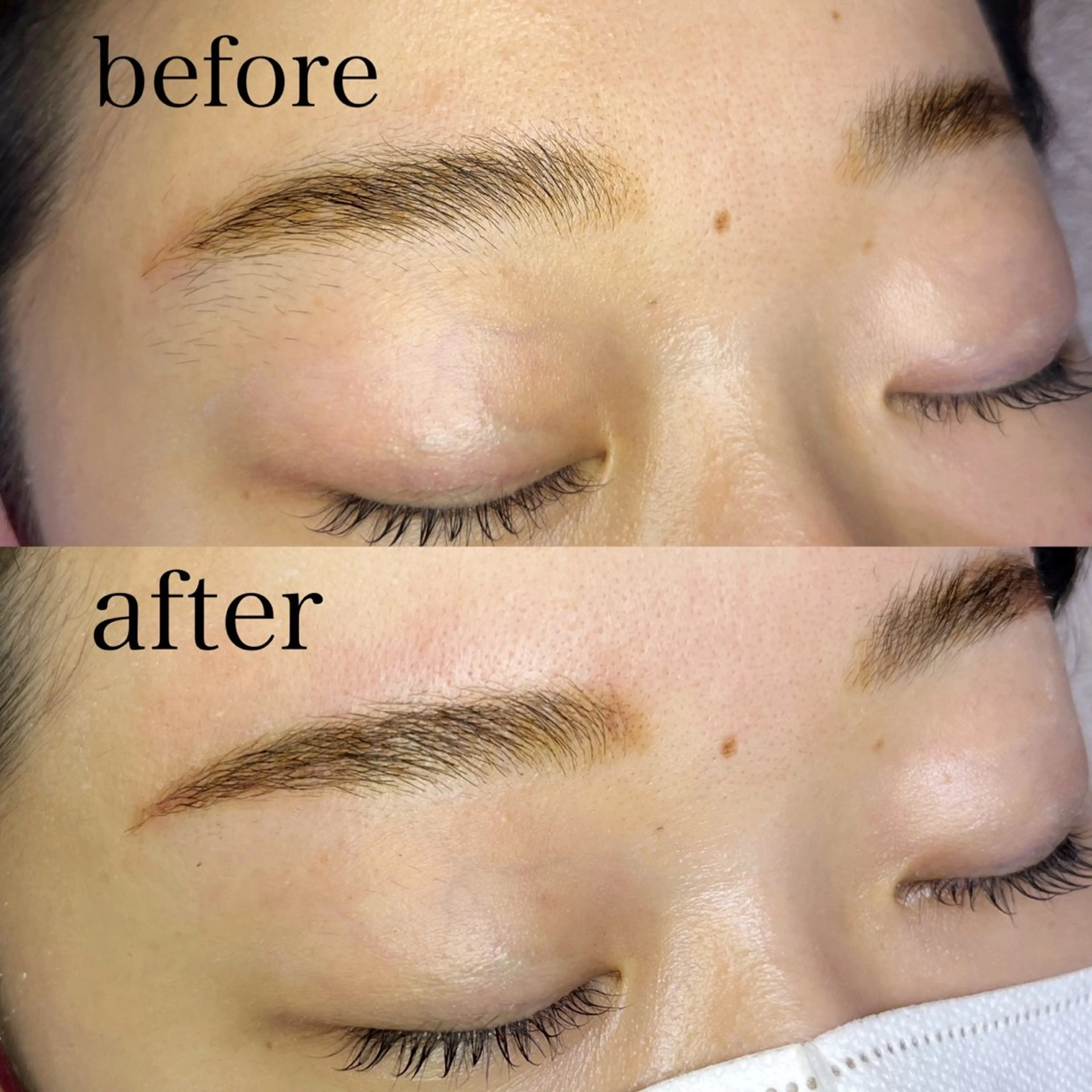 アイブロウ 眉毛ワックス脱毛 LEDエクステ🖤 natsu🖤産休のマツエク・マツパデザイン