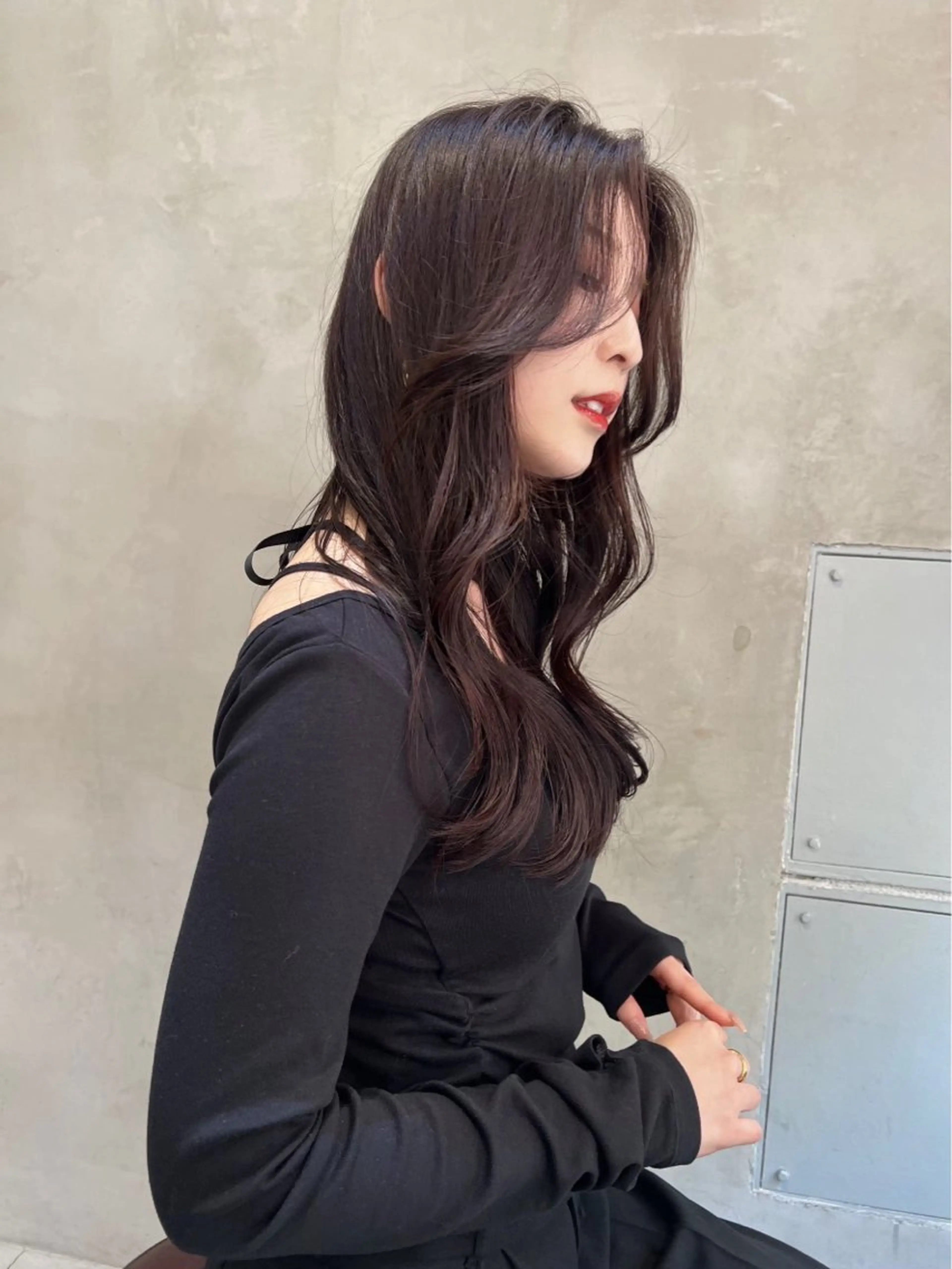 ロング カラー ヘアカラー トリートメント ヘッドスパ サラサラ美髪へ✨ RIKUTOのヘアスタイル