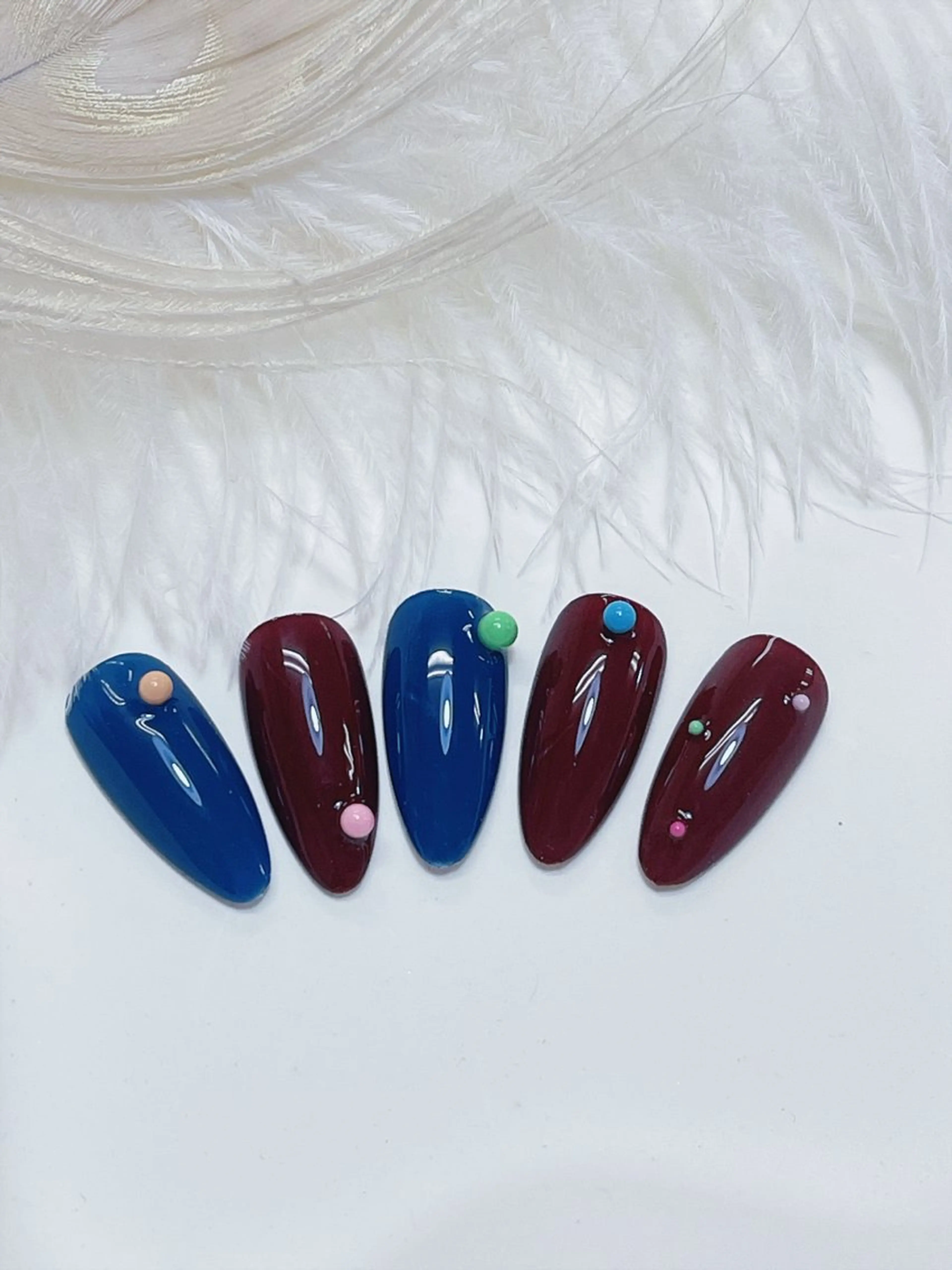 ネイル チークネイル フレンチネイル グラデーション キラキラネイル 韓国ネイル ハンドネイル DUO MI所属・DUO   MI nail salonのネイルデザイン