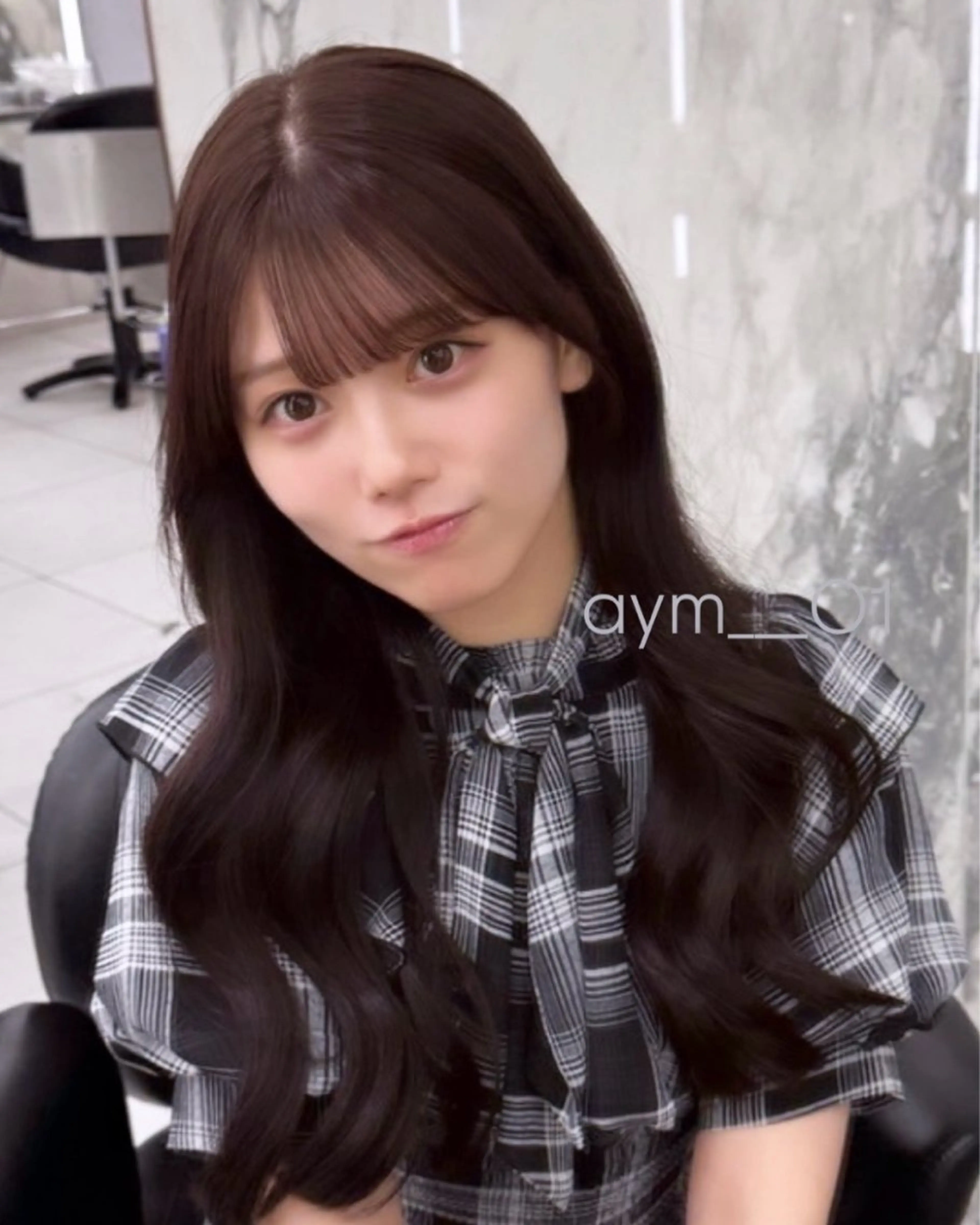 ロング カット ヘアカラー トリートメント 銀座/韓国ヘア🤍 レイヤーAYUMIのヘアスタイル