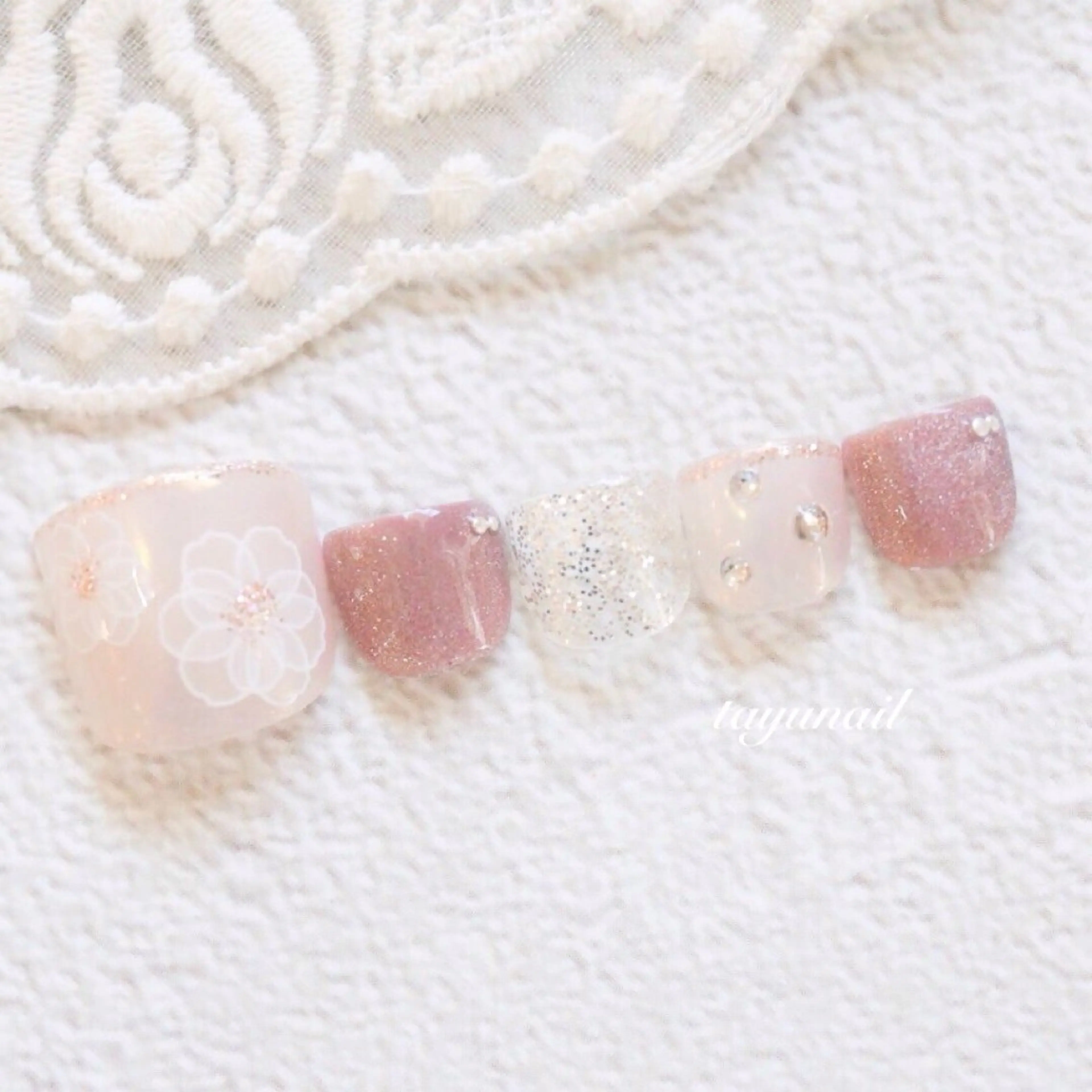 ネイル アートネイル ジェルネイル パラジェル ネイルサロン・ネイルスクール　たゆnail所属・ネイルサロン 【たゆnail】のネイルデザイン