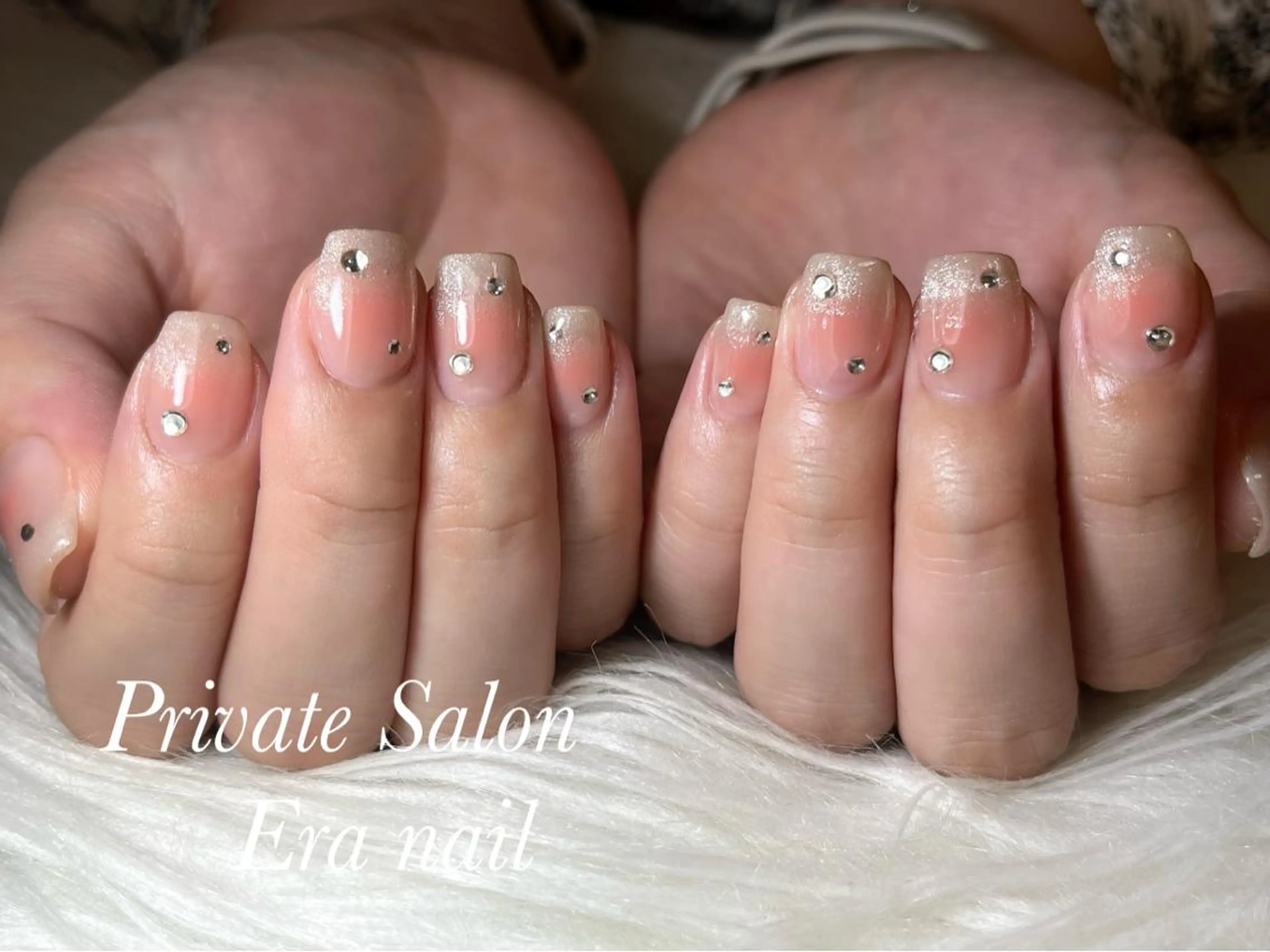 ネイル チークネイル マグネットネイル ストーンネイル Era nailのネイルデザイン