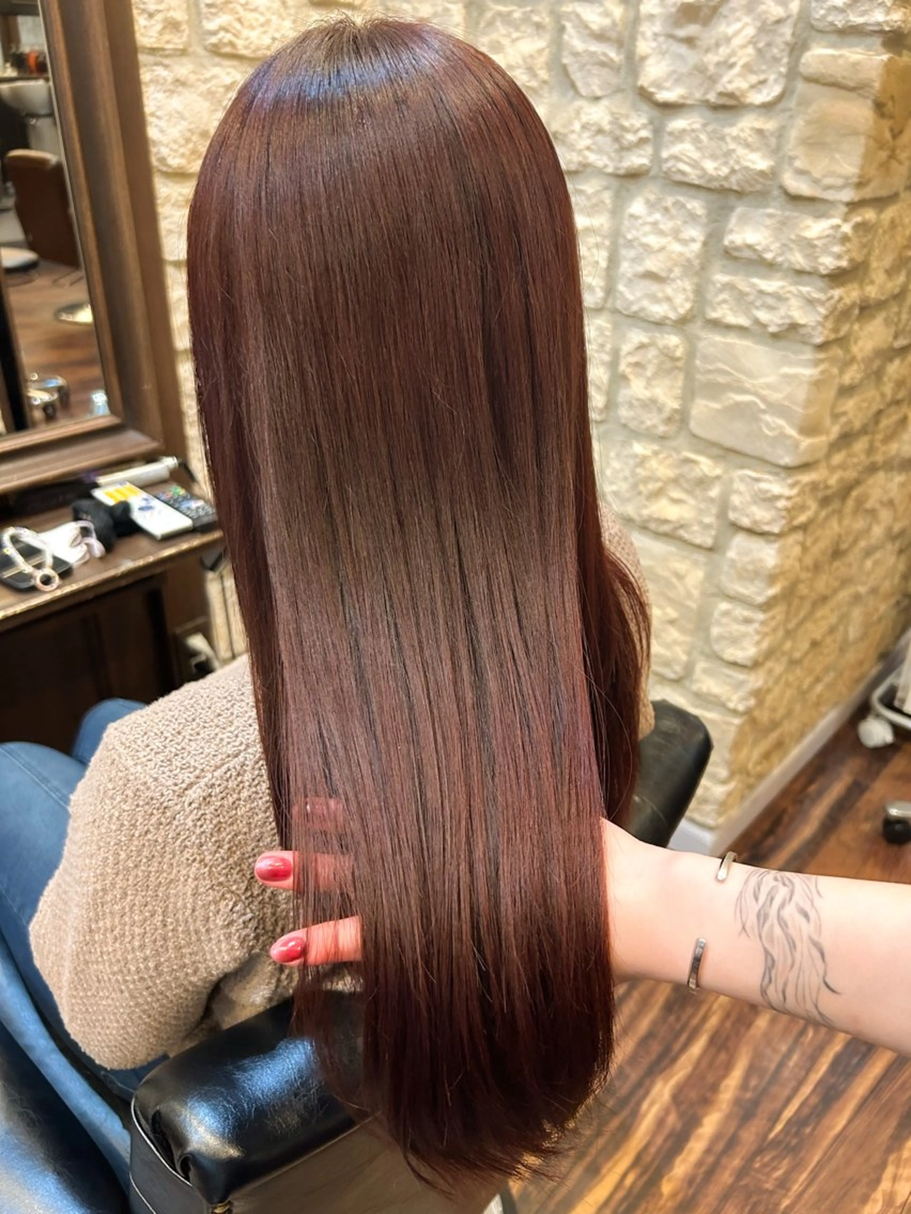 ロング カラー ブリーチ ブリーチなしカラー 🪼宮当 亜海🪼のヘアスタイル