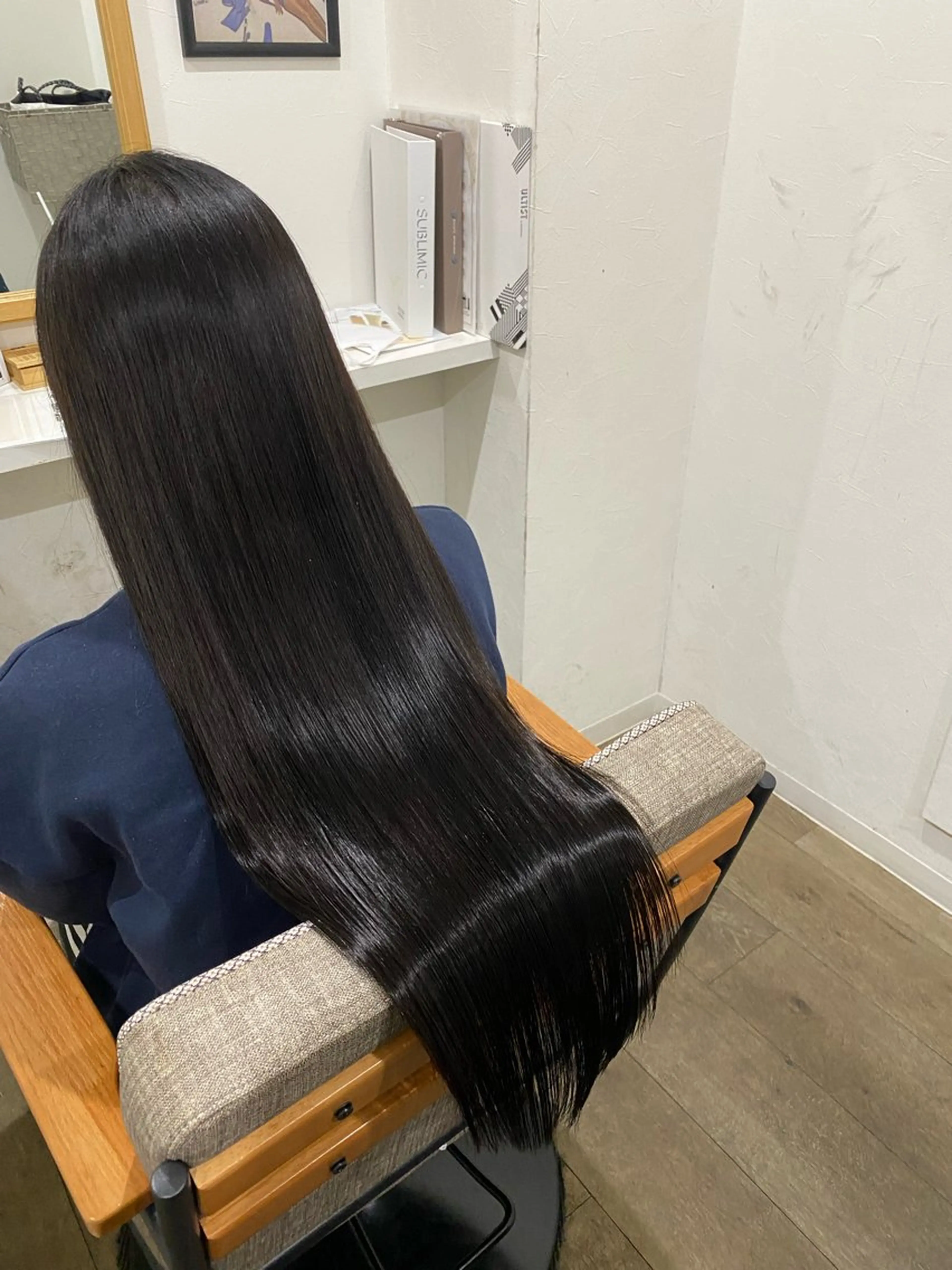 ロング カット 縮毛矯正 Jewel  Box東梅田所属・髪質改善サロン 梅田/ヨナミネのヘアスタイル